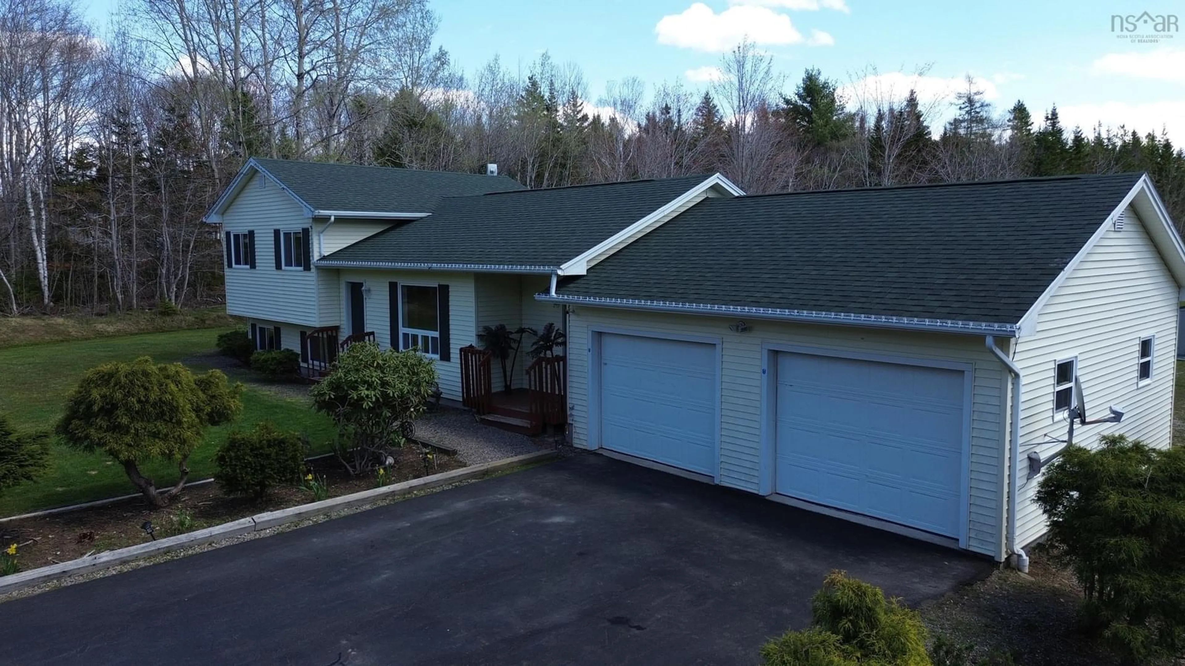 A pic from outside/outdoor area/front of a property/back of a property/a pic from drone, unknown for 164 Portage Rd, Wilburn Nova Scotia B0E 2K0