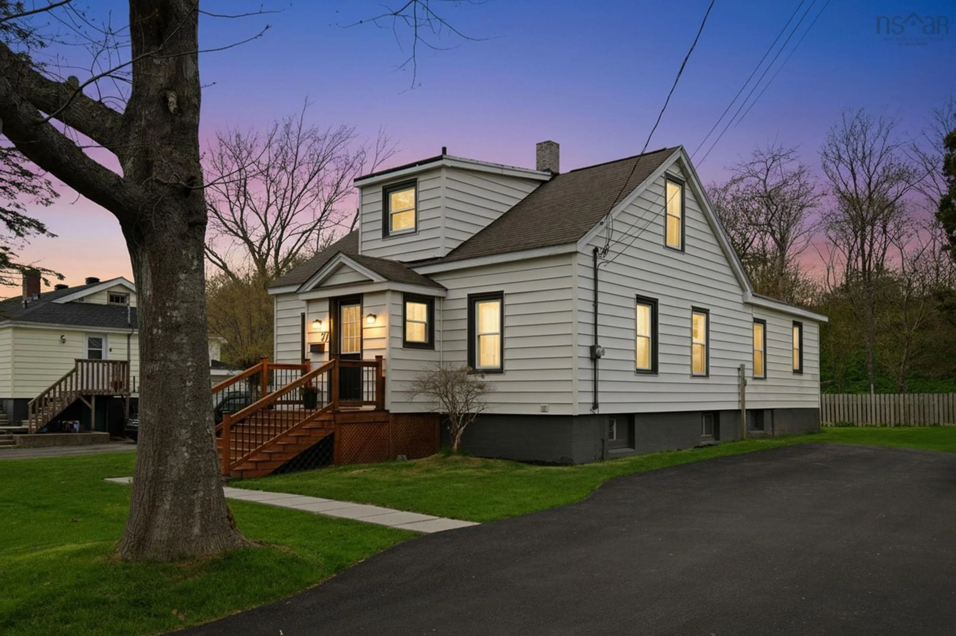 Home with vinyl exterior material, street for 27 Stone Terr, Bedford Nova Scotia B4A 2G7