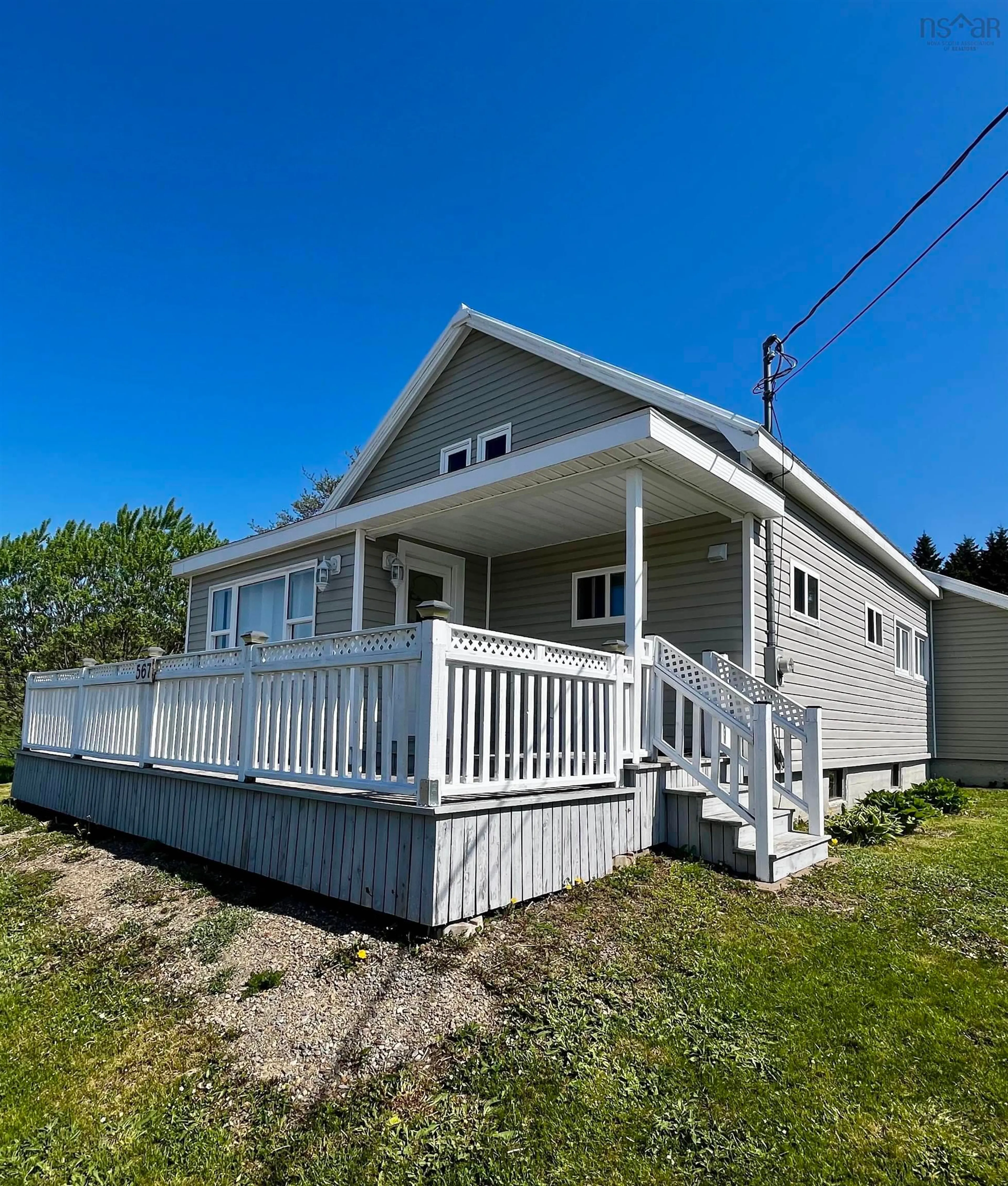 Home with vinyl exterior material, building for 567 Little Brook Rd, Little Brook Station Nova Scotia B0W 1M0