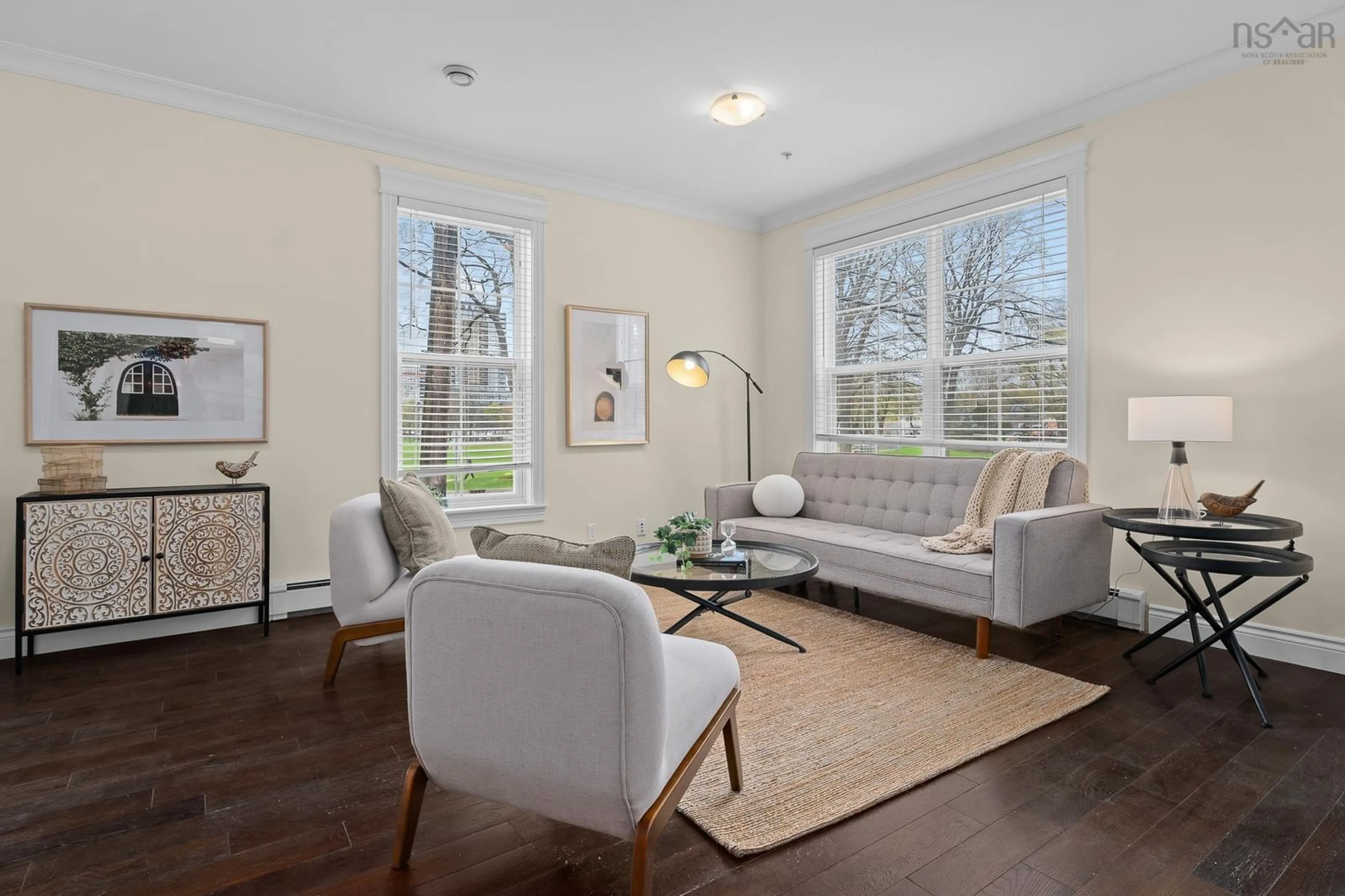 Living room with furniture, unknown for 2303 Princess Pl, Halifax Nova Scotia B3K 4K5