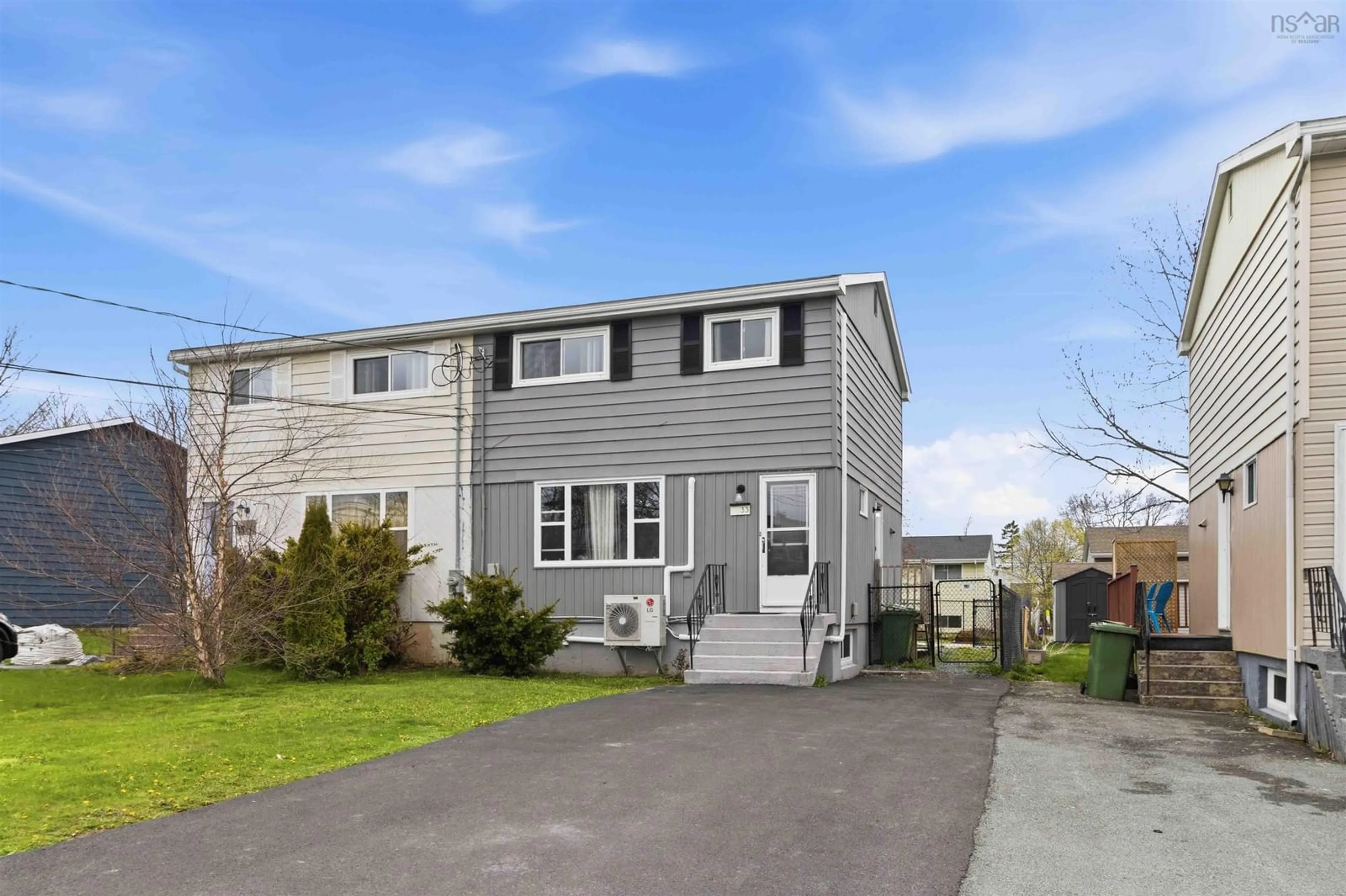 Home with vinyl exterior material, street for 33 Huntingdon Dr, Cole Harbour Nova Scotia B2V 1V9