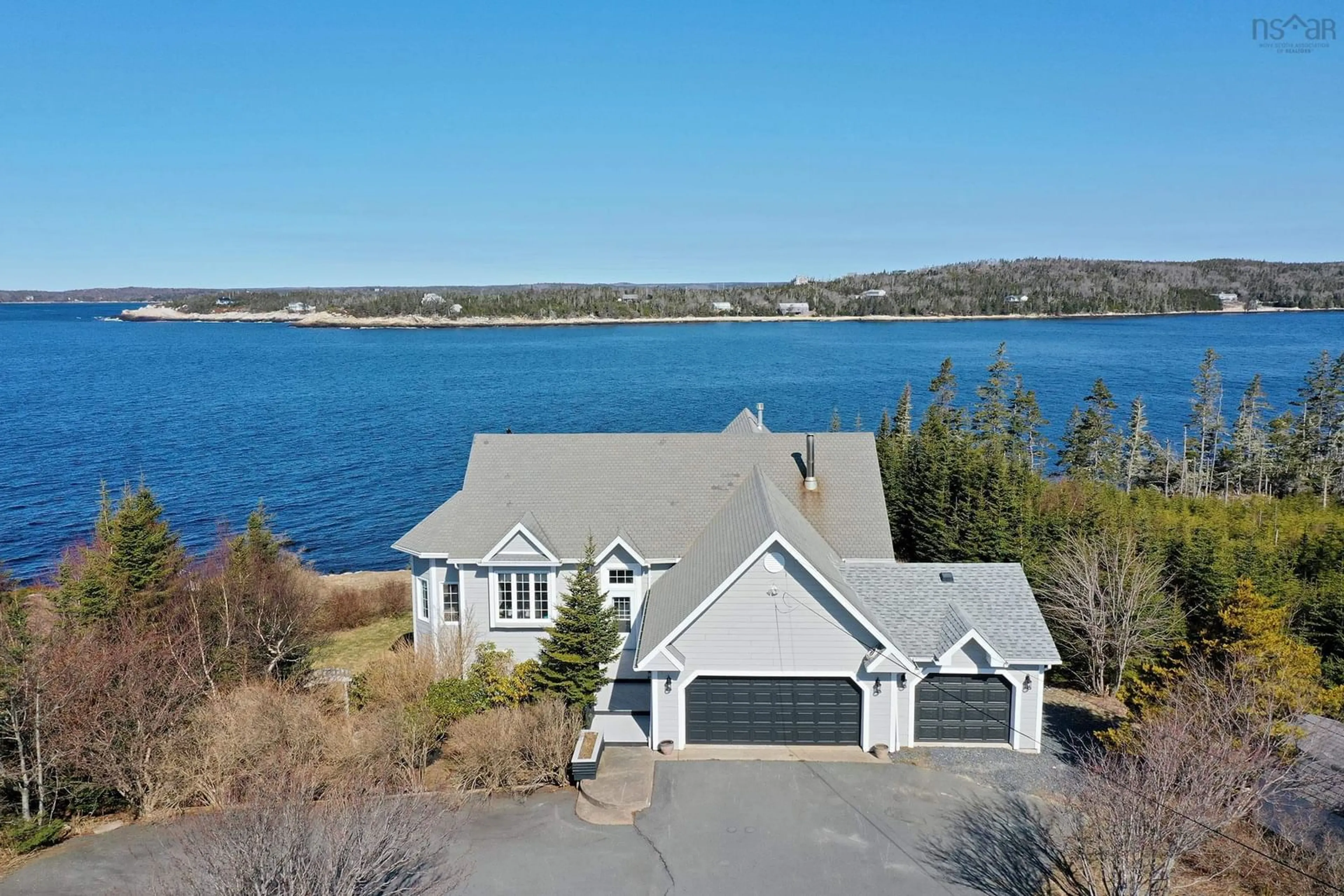 A pic from outside/outdoor area/front of a property/back of a property/a pic from drone, water/lake/river/ocean view for 79 Hages Lane, Prospect Nova Scotia B3T 2A4