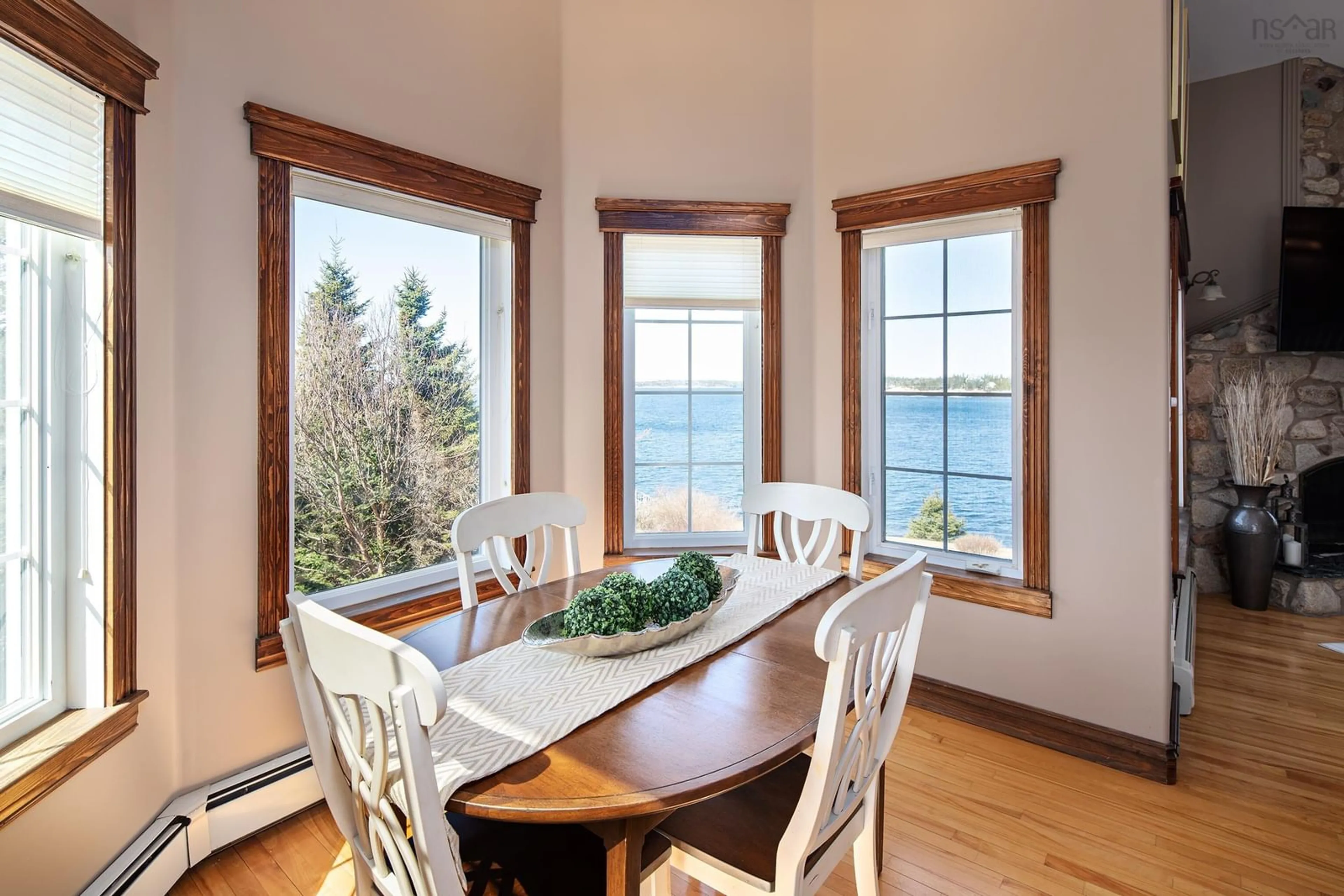 Dining room, wood/laminate floor for 79 Hages Lane, Prospect Nova Scotia B3T 2A4