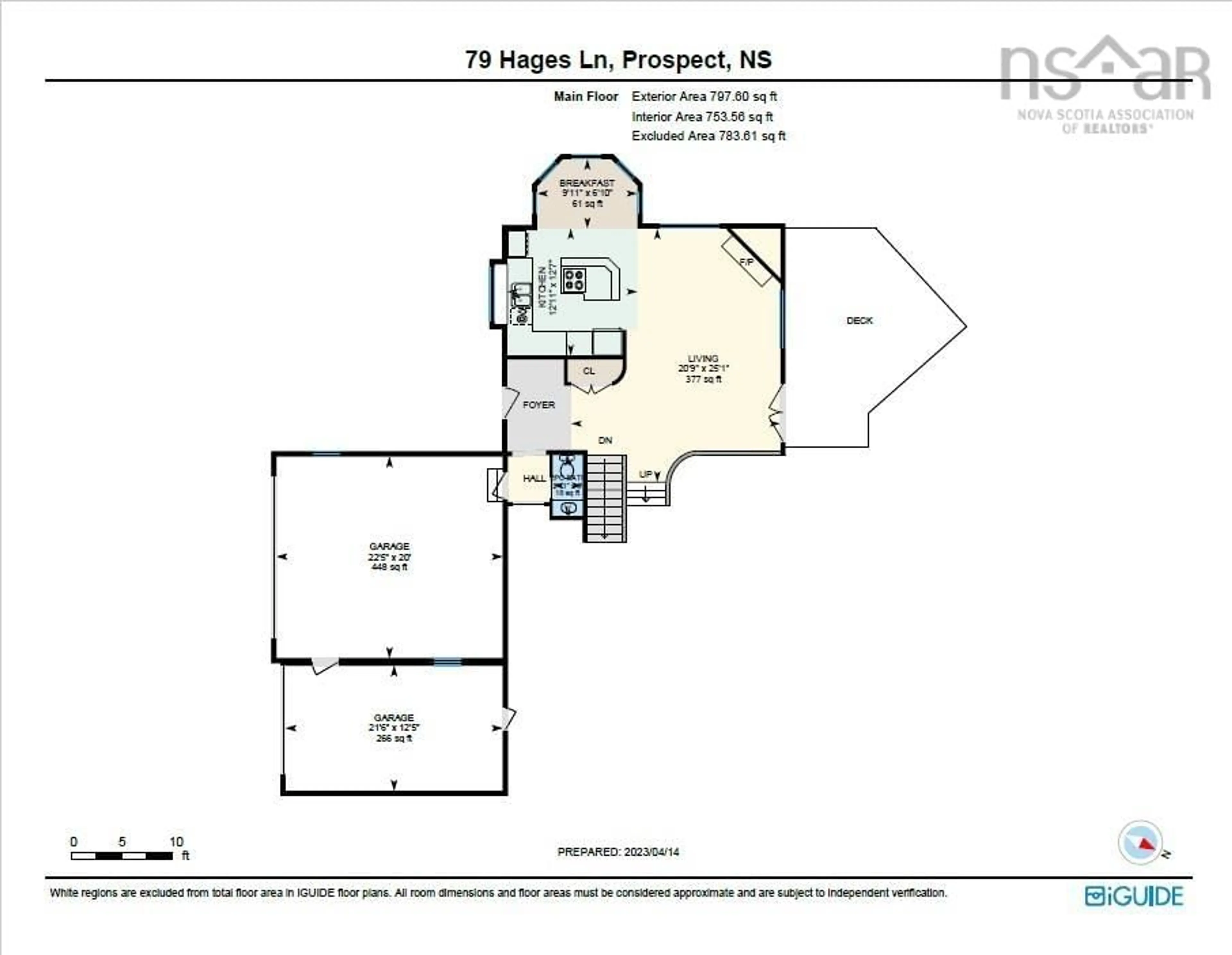 Floor plan for 79 Hages Lane, Prospect Nova Scotia B3T 2A4