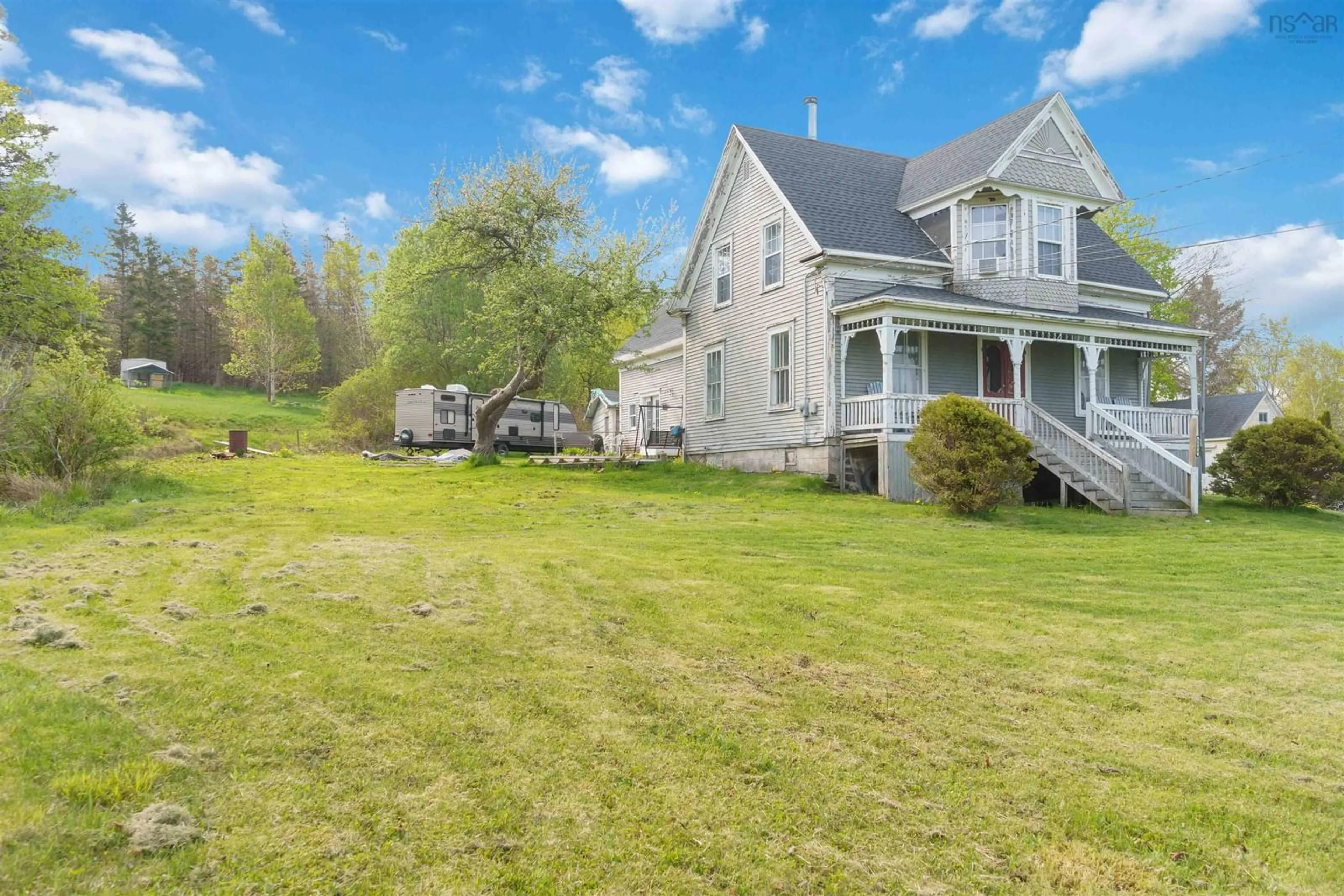 A pic from outside/outdoor area/front of a property/back of a property/a pic from drone, unknown for 8094 Highway 101, Barton Nova Scotia B0W 1H0