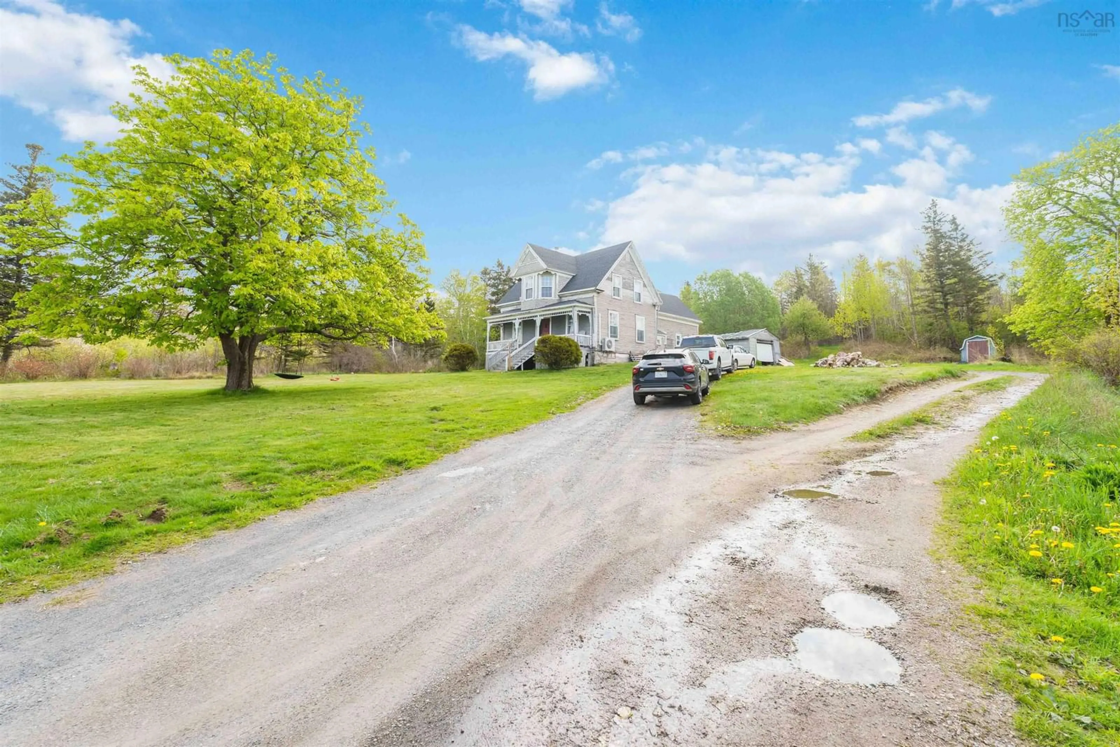 A pic from outside/outdoor area/front of a property/back of a property/a pic from drone, street for 8094 Highway 101, Barton Nova Scotia B0W 1H0