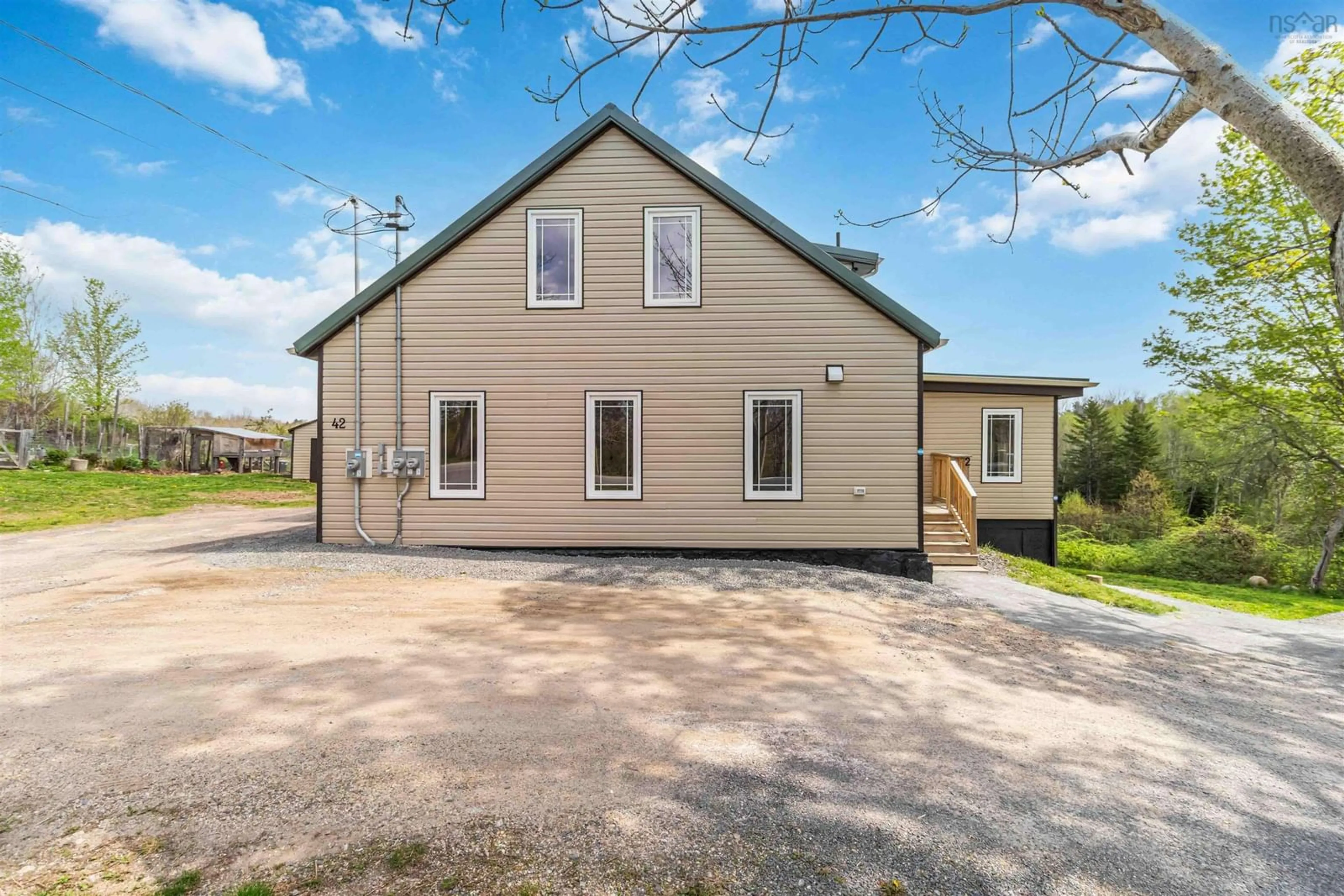 Home with vinyl exterior material, unknown for 42 Cornwall Rd, Blockhouse Nova Scotia B0J 2E0