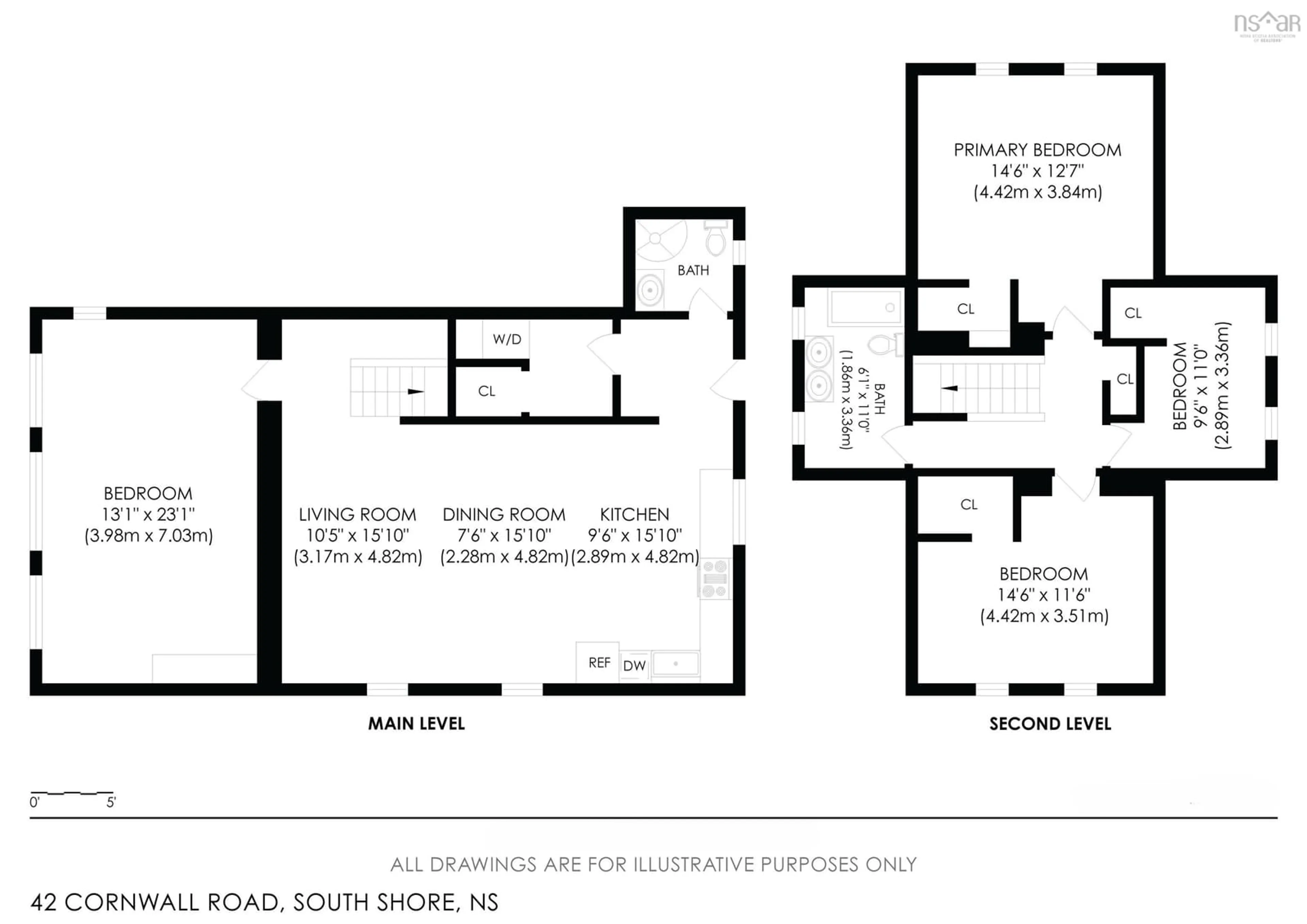 Floor plan for 42 Cornwall Rd, Blockhouse Nova Scotia B0J 2E0