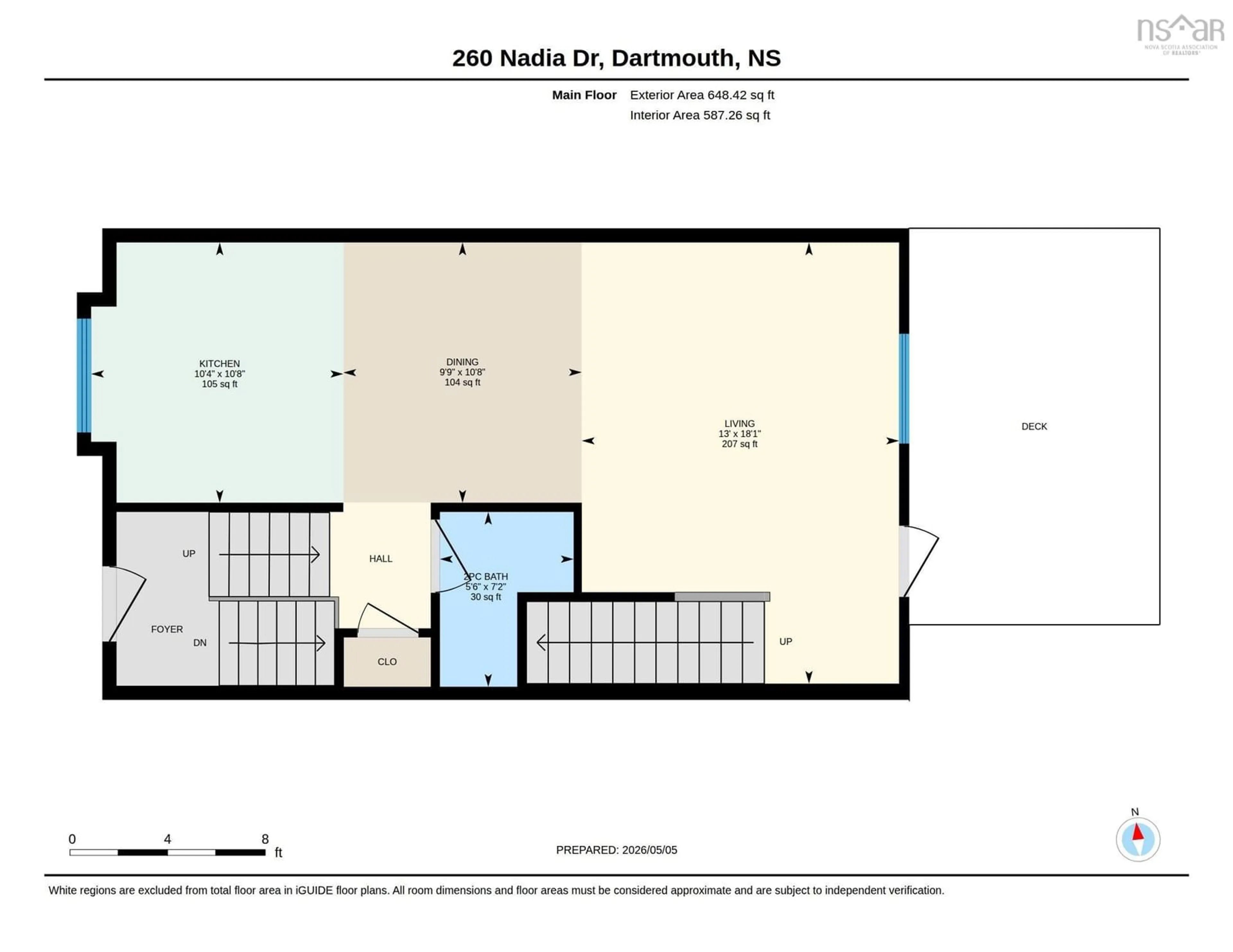 Floor plan for 260 Nadia Dr, Dartmouth Nova Scotia B3A 0A9
