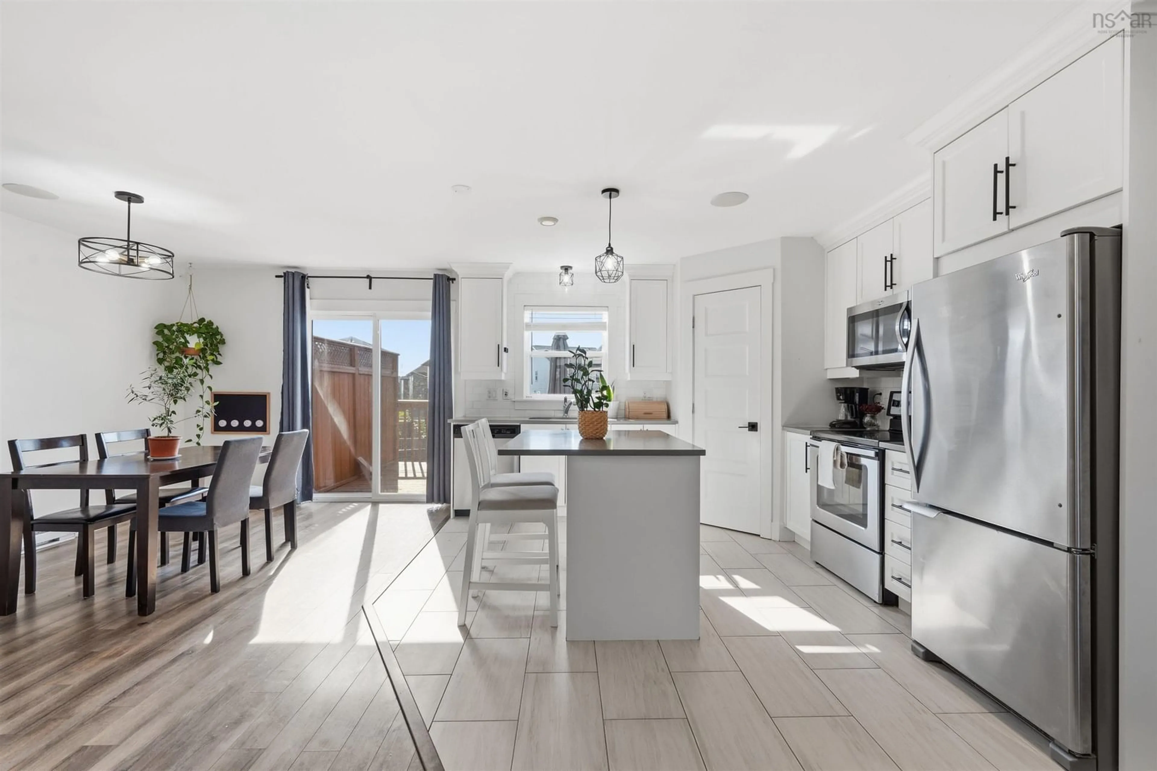 Open concept kitchen, ceramic/tile floor for 108 Onyx Cres, Halifax Nova Scotia B3R 1X6