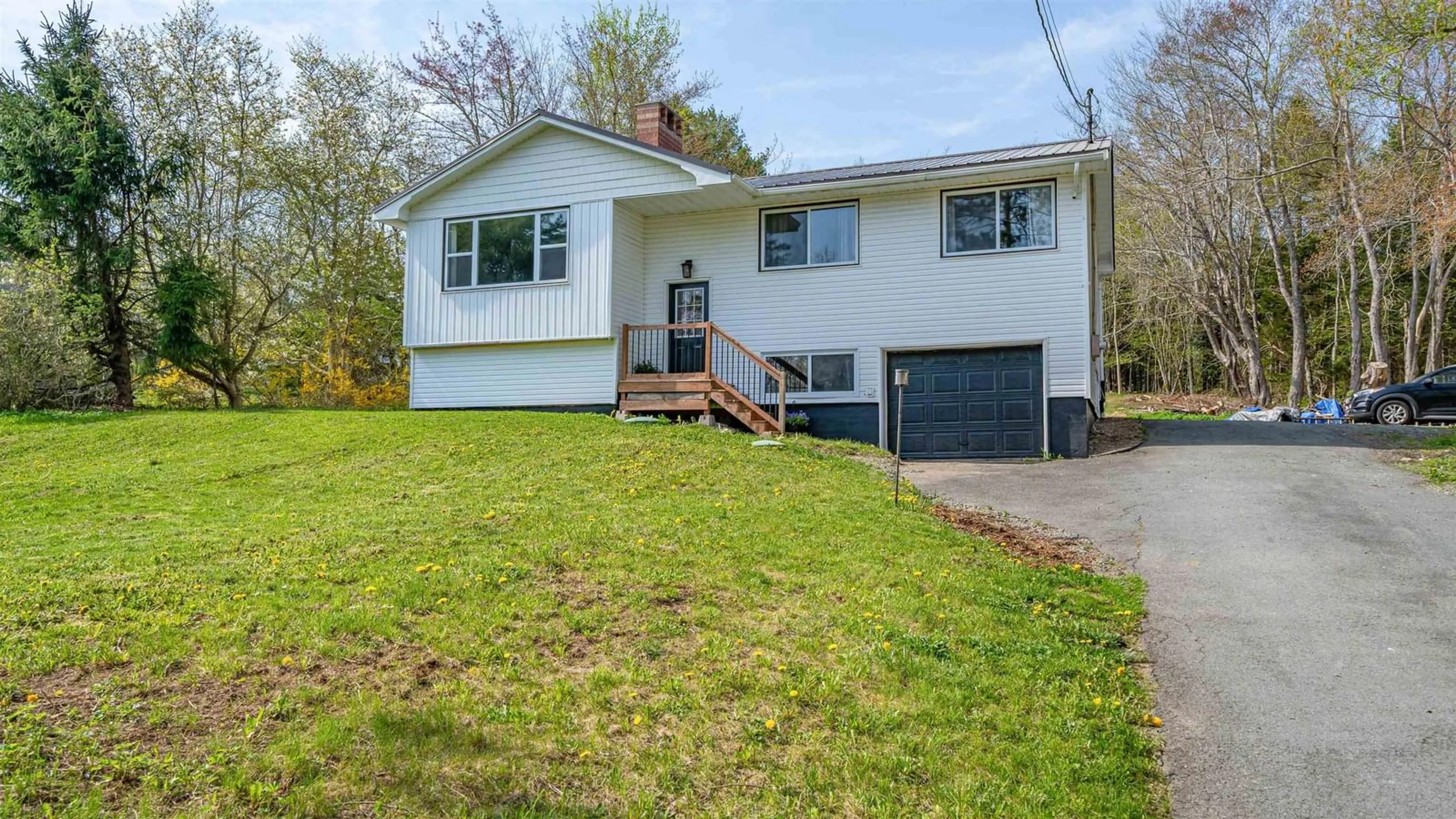 Home with vinyl exterior material, street for 2216 Sackville Dr, Upper Sackville Nova Scotia B4E 3C7