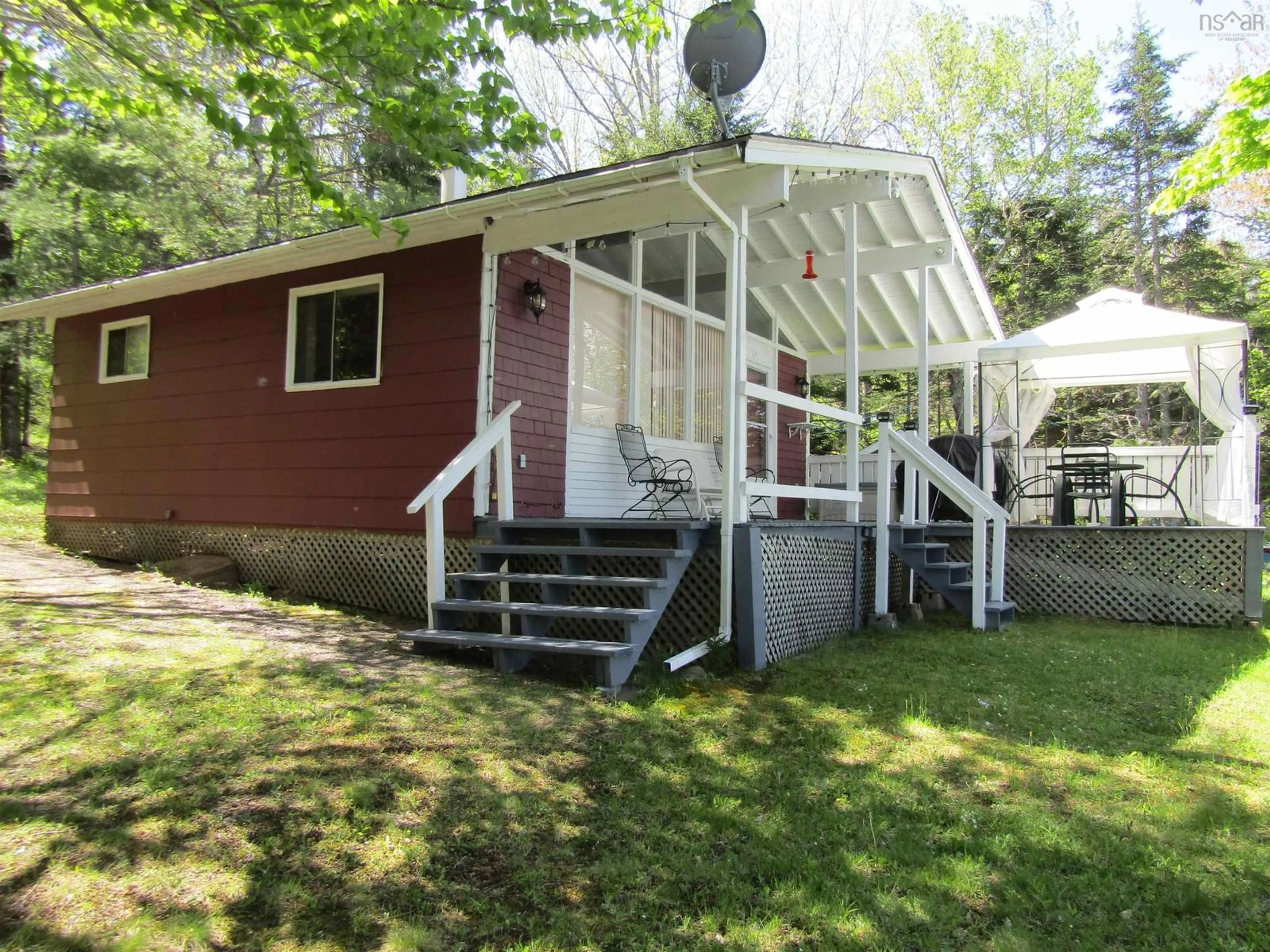 Home with vinyl exterior material, street for 70 Sefferns Lake Dr, Aldersville Nova Scotia B0J 2M0