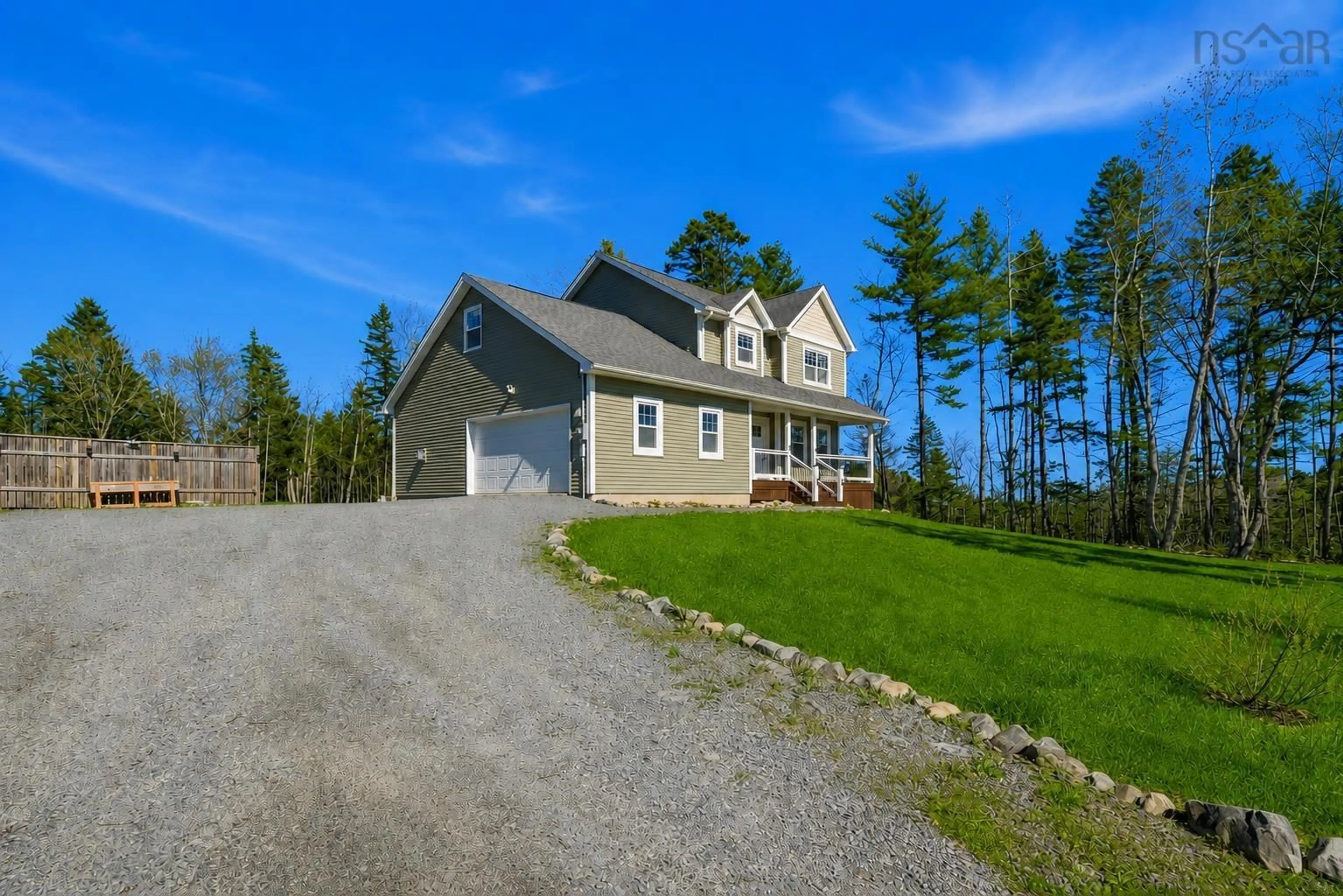 A pic from outside/outdoor area/front of a property/back of a property/a pic from drone, unknown for 490 Crooked Stick Pass, Beaver Bank Nova Scotia B4G 0B8