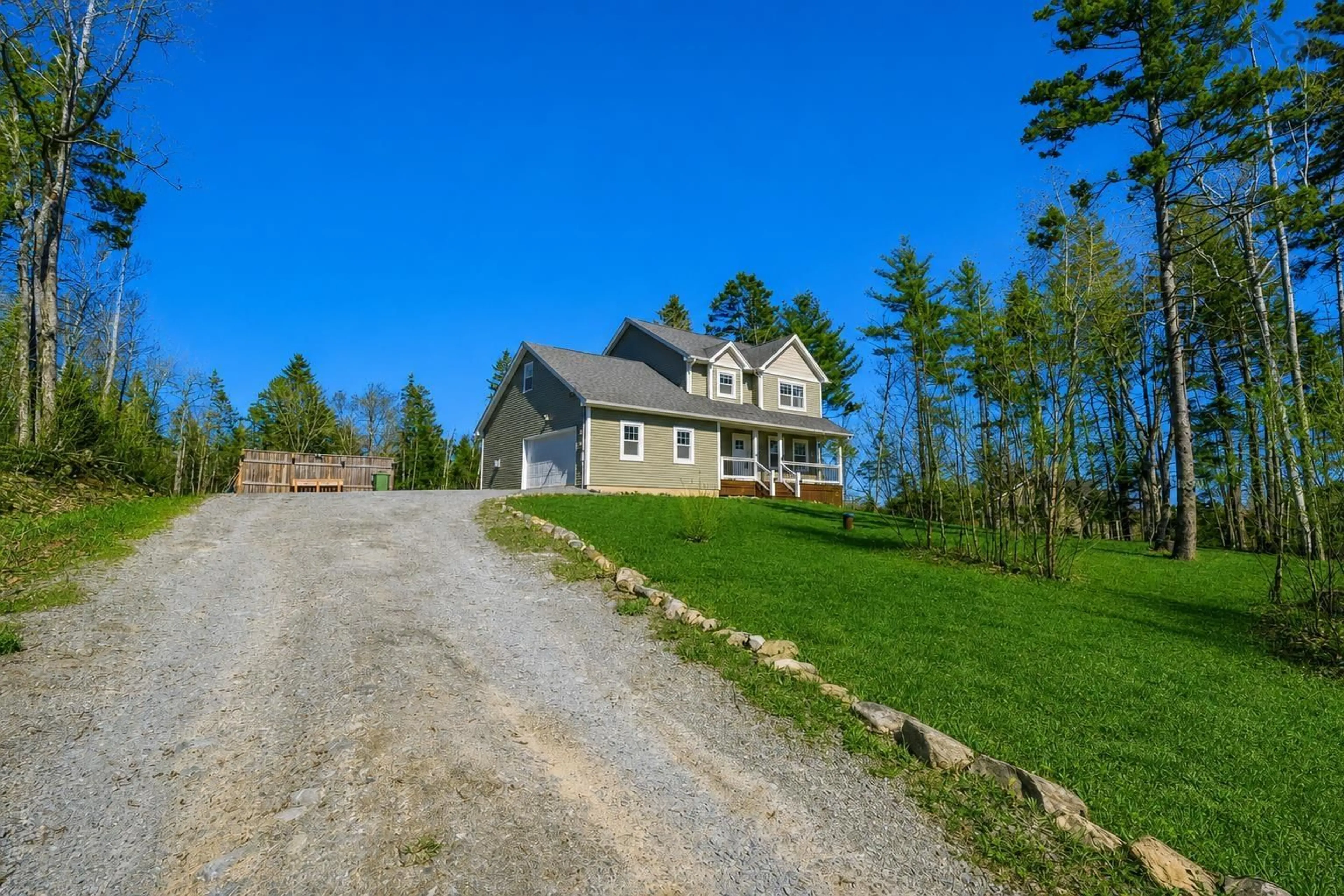 A pic from outside/outdoor area/front of a property/back of a property/a pic from drone, unknown for 490 Crooked Stick Pass, Beaver Bank Nova Scotia B4G 0B8