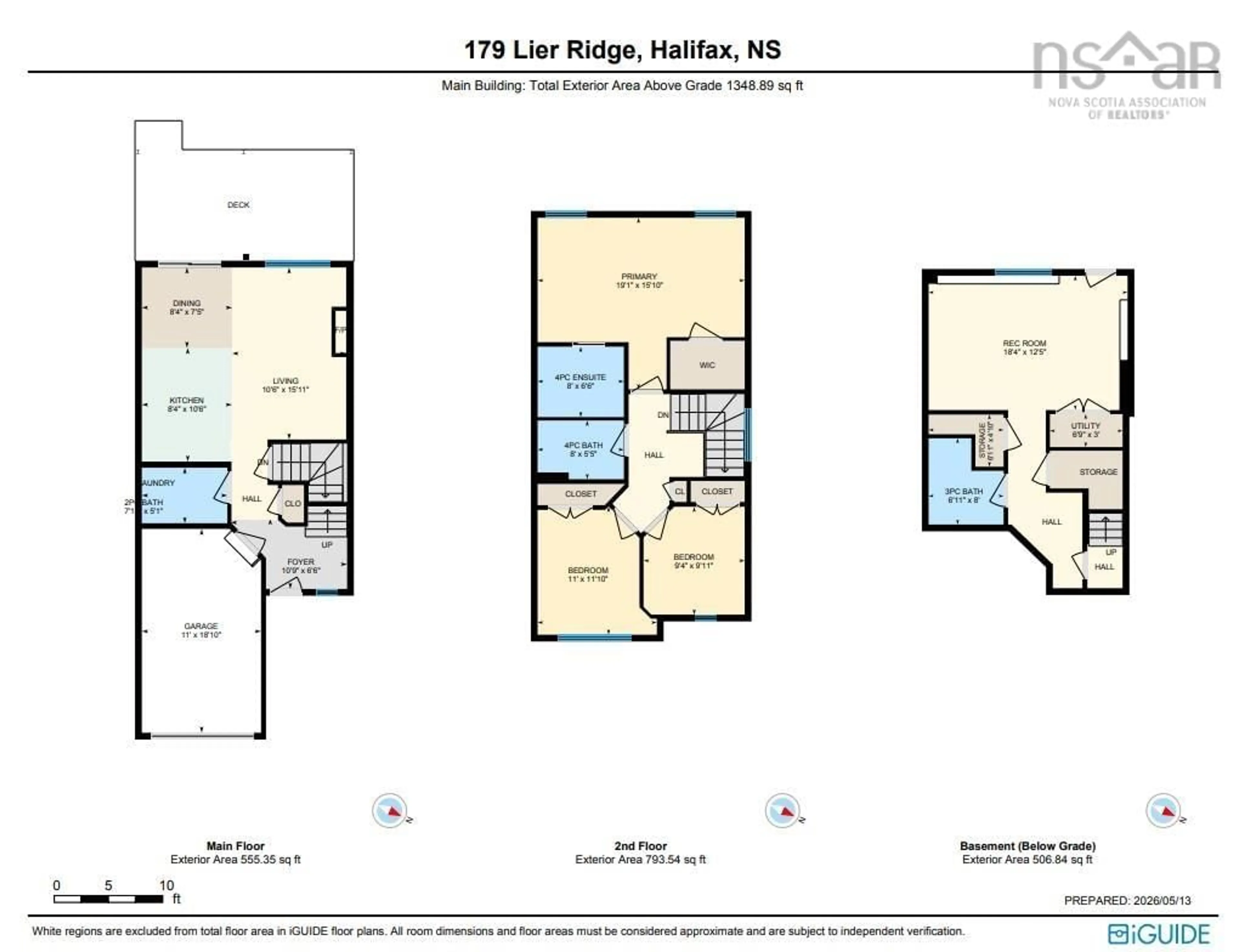Floor plan for 179 Lier Ridge, Halifax Nova Scotia B3P 0E1