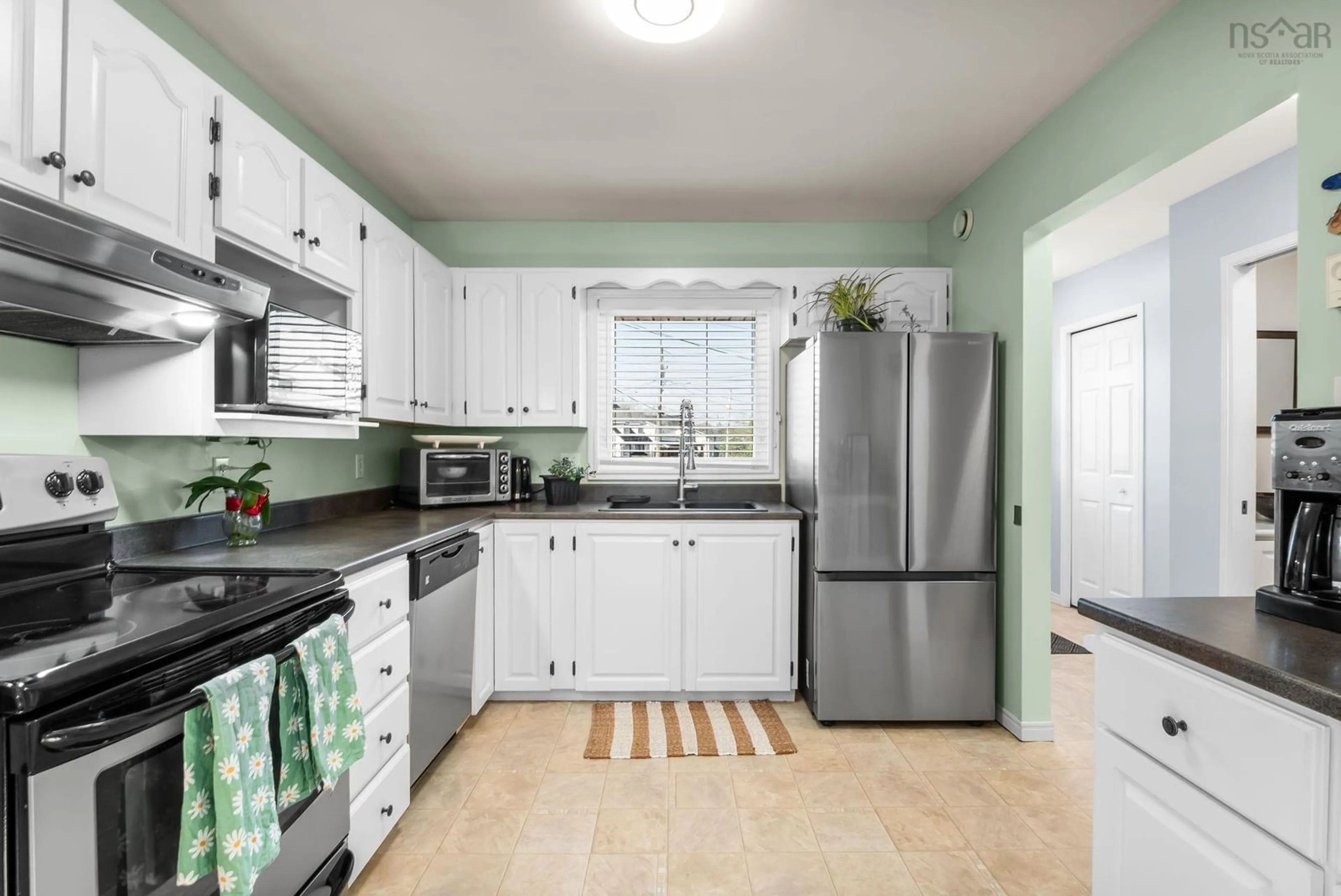 Standard kitchen, ceramic/tile floor for 36 Oakvale Crt, Timberlea Nova Scotia B3T 1K7