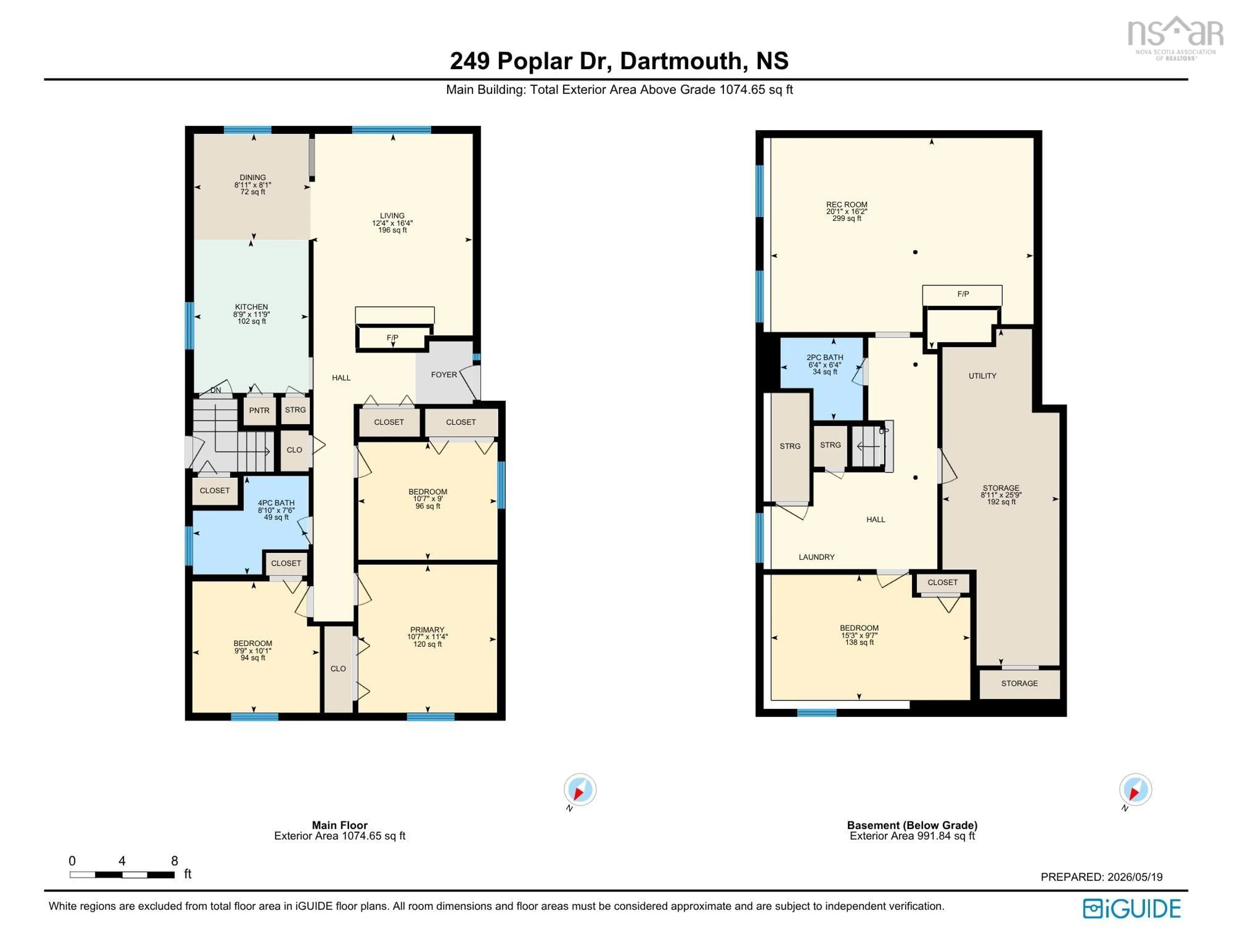 Floor plan for 249 Poplar Dr, Dartmouth Nova Scotia B2W 4K6