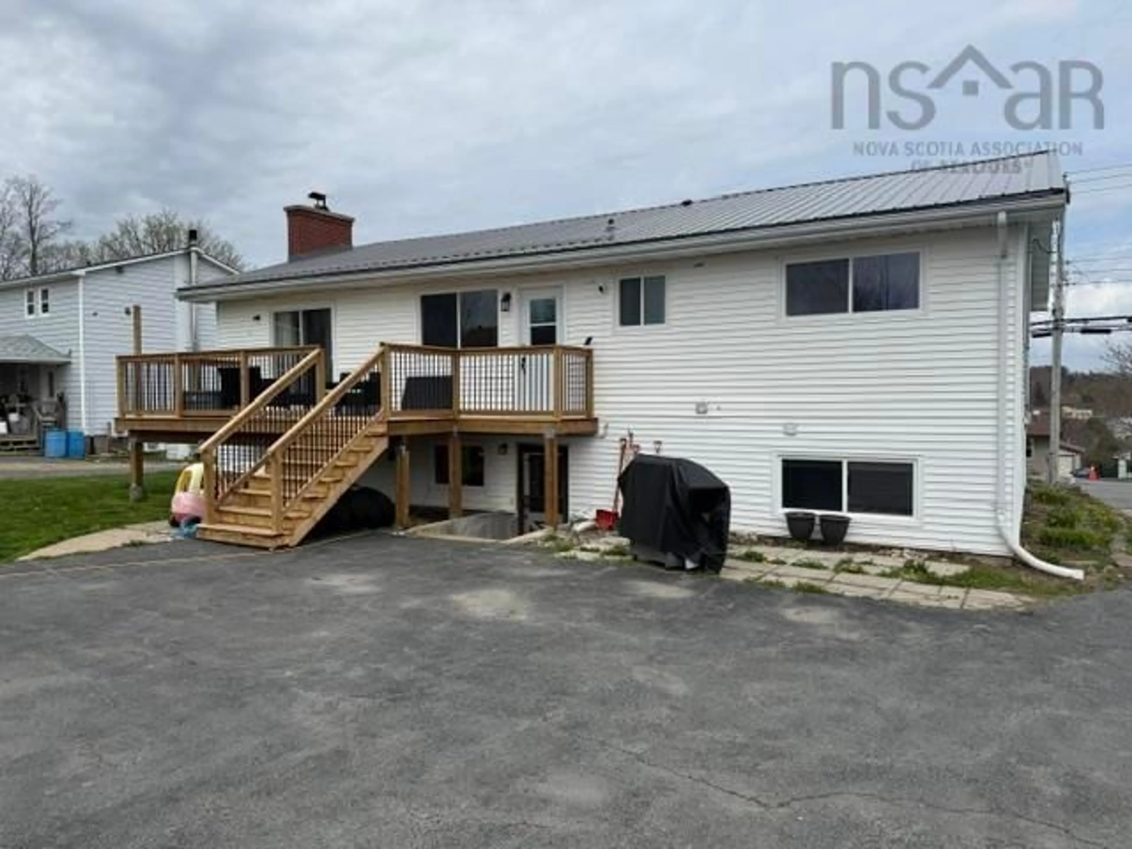 A pic from outside/outdoor area/front of a property/back of a property/a pic from drone, unknown for 430 Old Sackville Rd, Lower Sackville Nova Scotia B4C 2J9