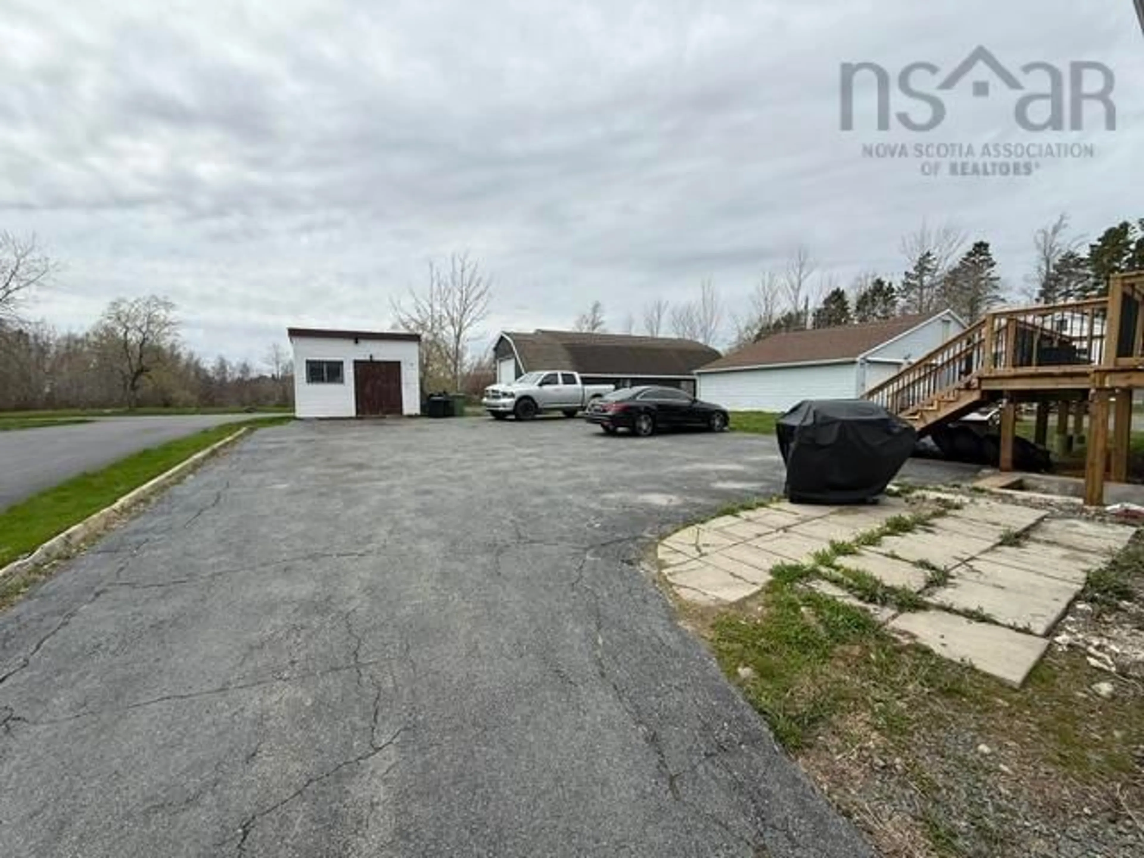 A pic from outside/outdoor area/front of a property/back of a property/a pic from drone, street for 430 Old Sackville Rd, Lower Sackville Nova Scotia B4C 2J9