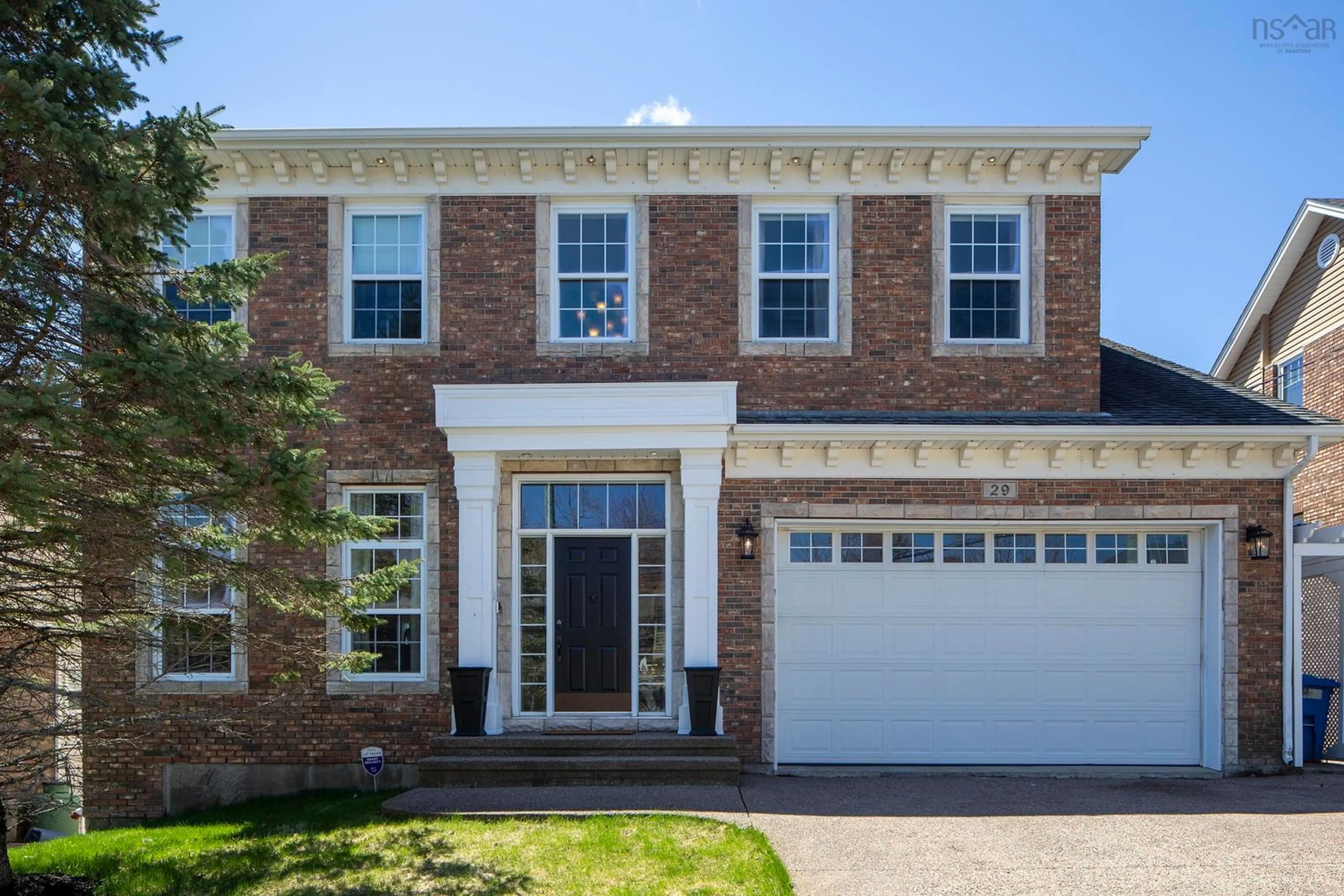 Home with brick exterior material, street for 29 Bellbrook Cres, Dartmouth Nova Scotia B2W 6S1