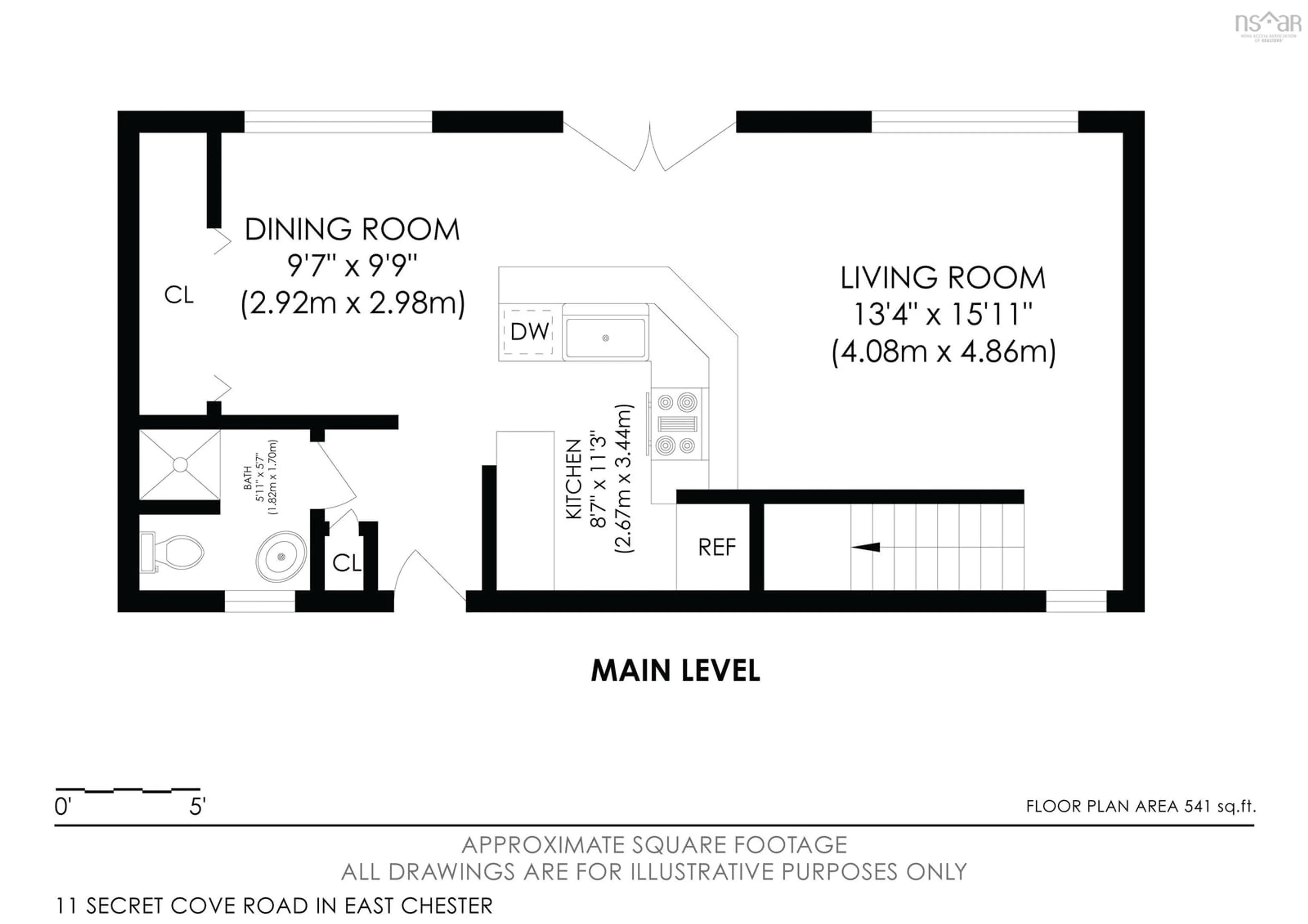 Floor plan for 17 Secret Cove Rd, East Chester Nova Scotia B0J 1J0
