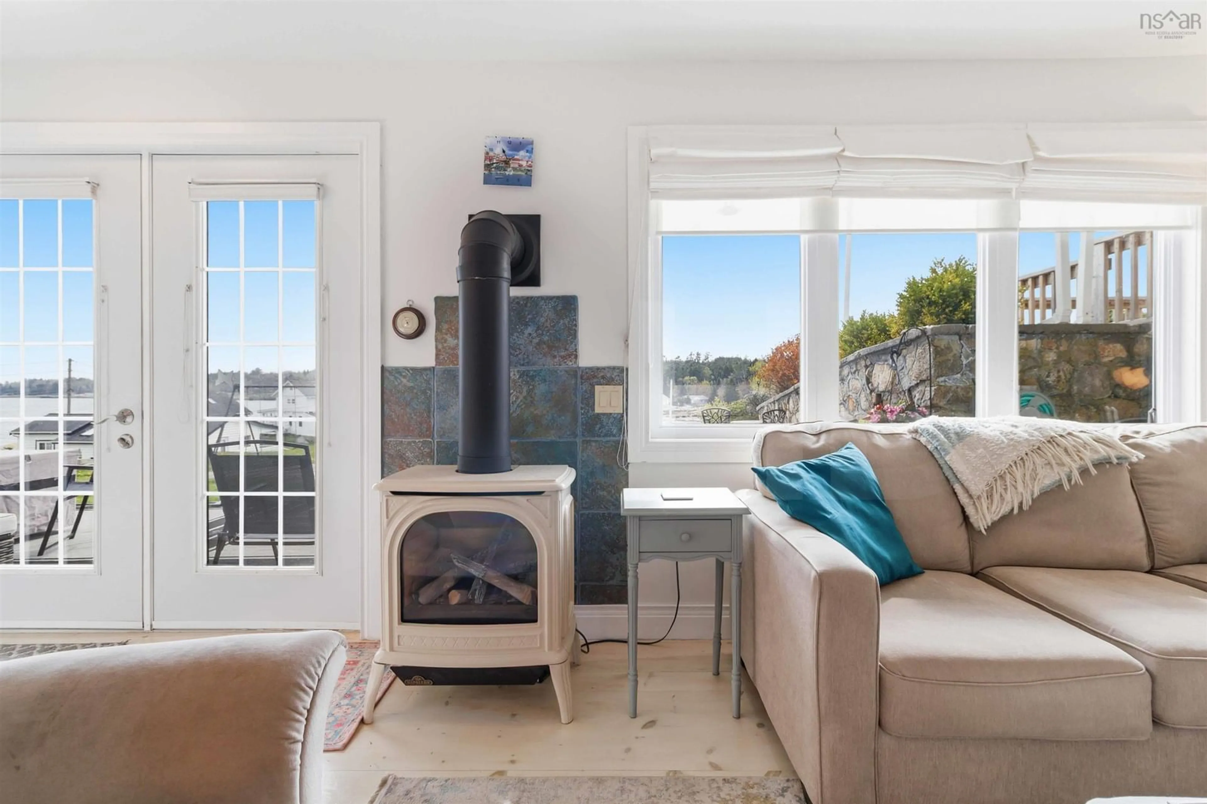 Living room with furniture, unknown for 17 Secret Cove Rd, East Chester Nova Scotia B0J 1J0