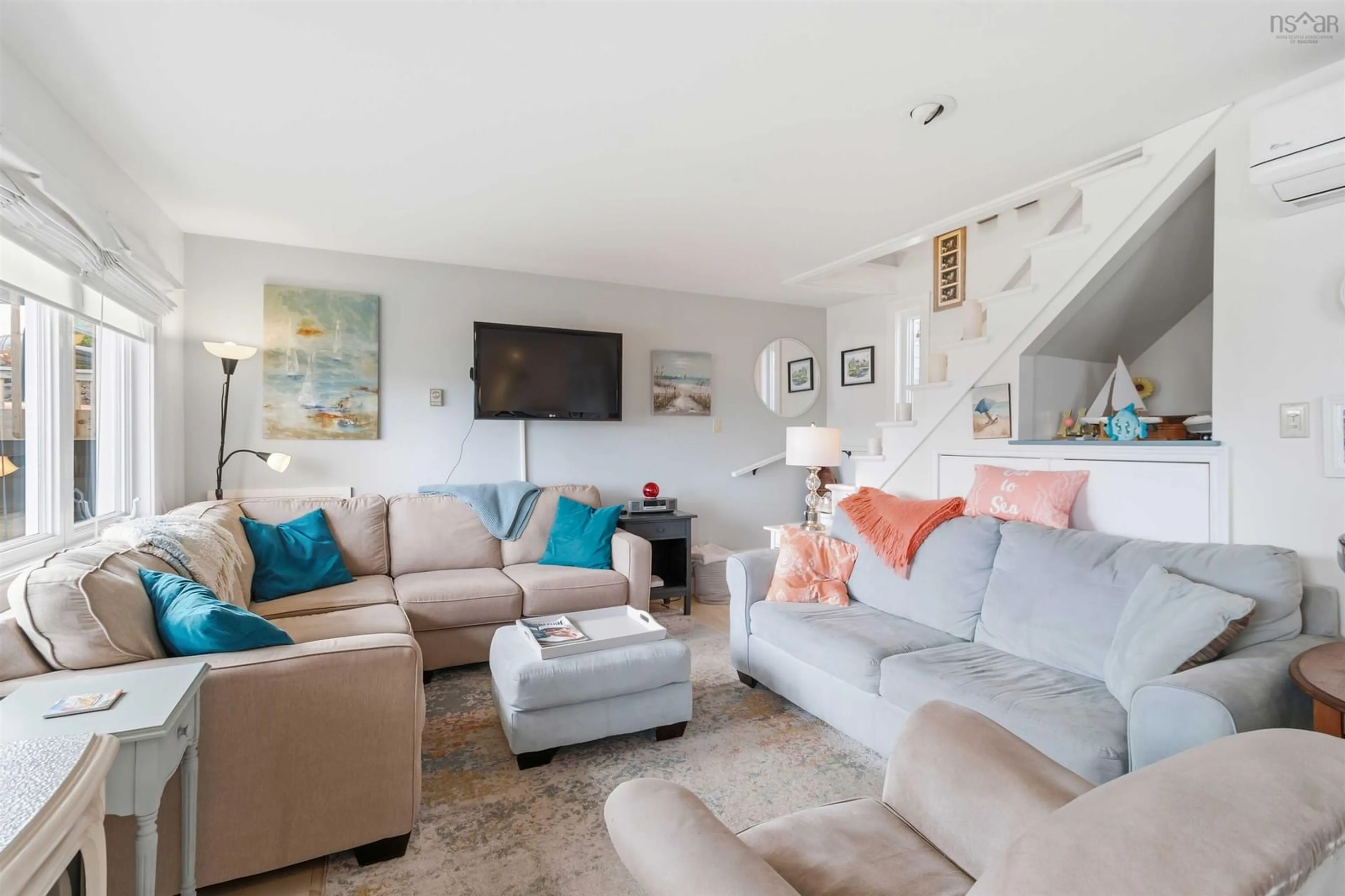 Living room with furniture, unknown for 17 Secret Cove Rd, East Chester Nova Scotia B0J 1J0