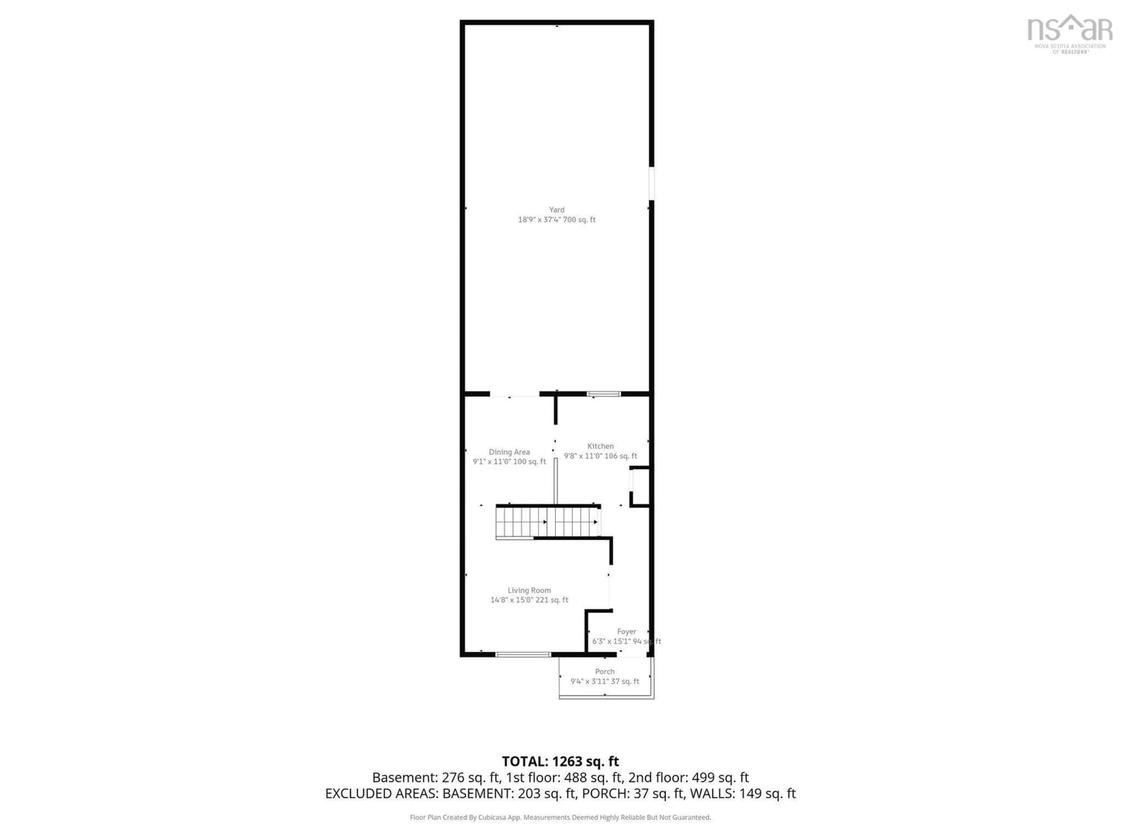 Floor plan for 541 Arklow Dr, Dartmouth Nova Scotia B2W 4Z5