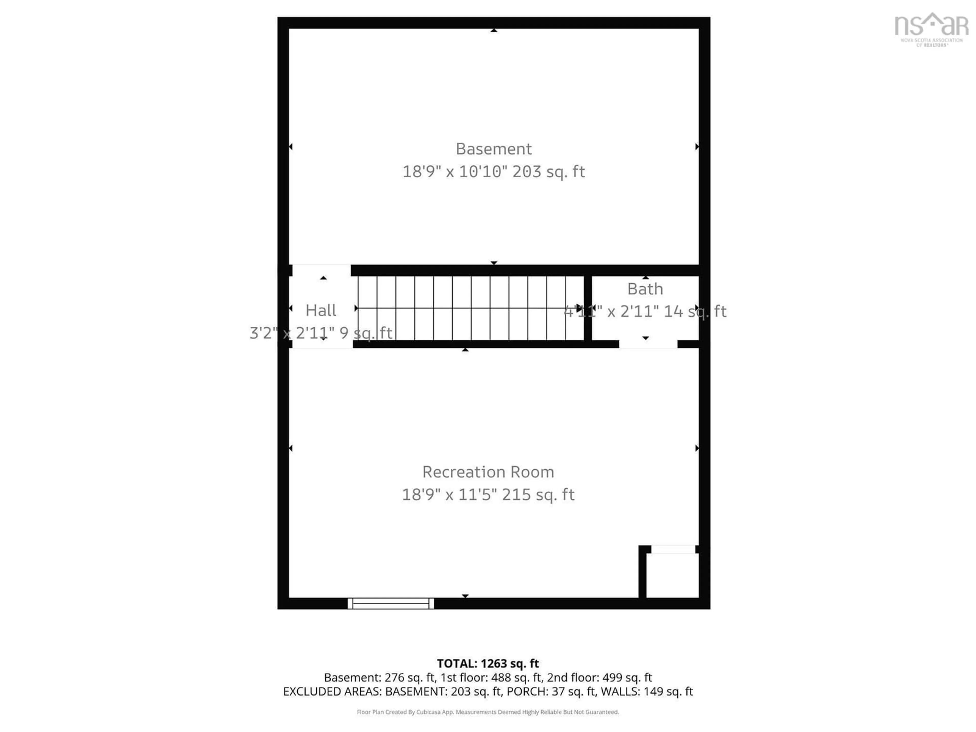 Floor plan for 541 Arklow Dr, Dartmouth Nova Scotia B2W 4Z5