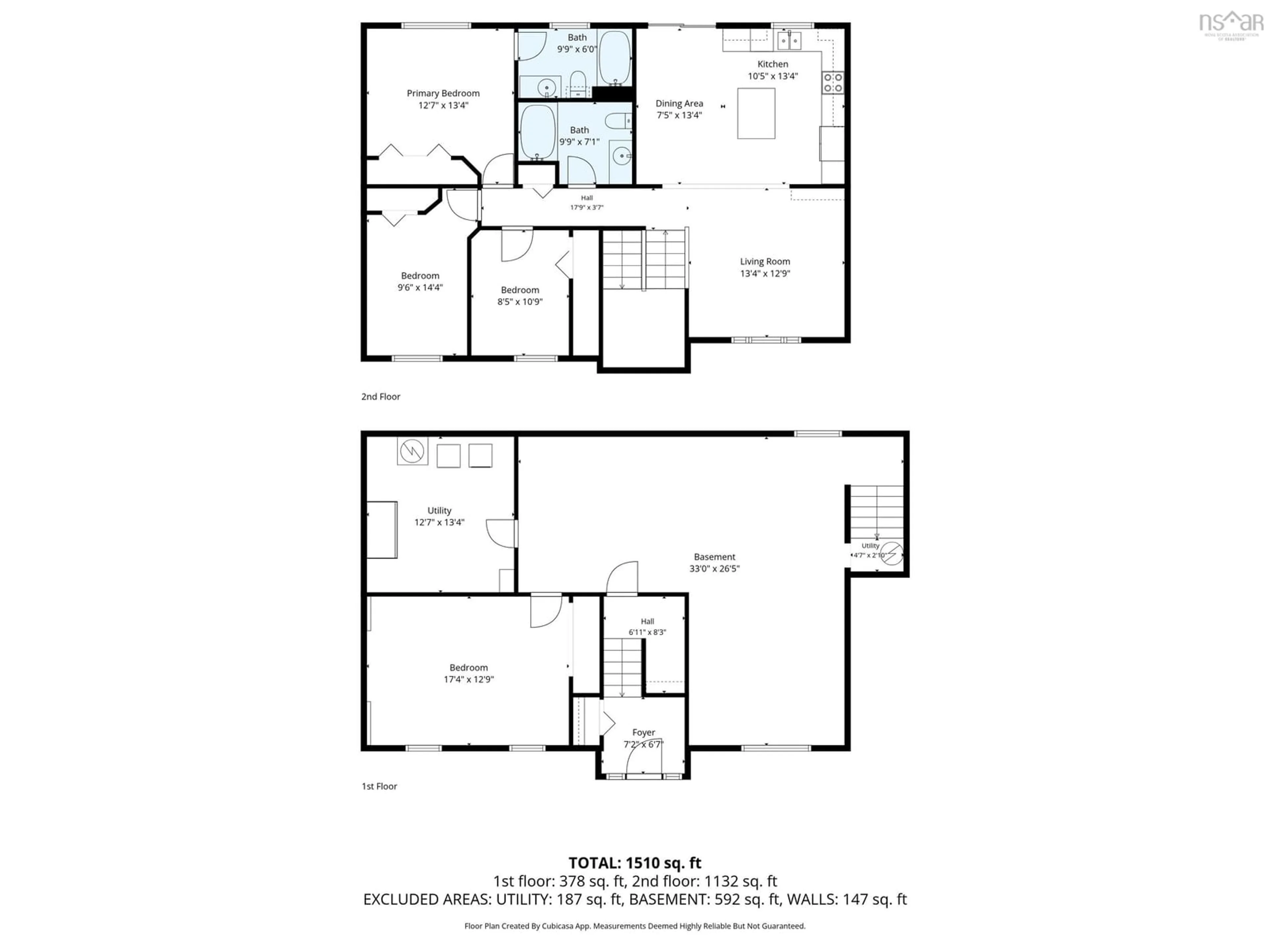 Floor plan for 1223 Southampton Rd, West Amherst Nova Scotia B4H 3Y4