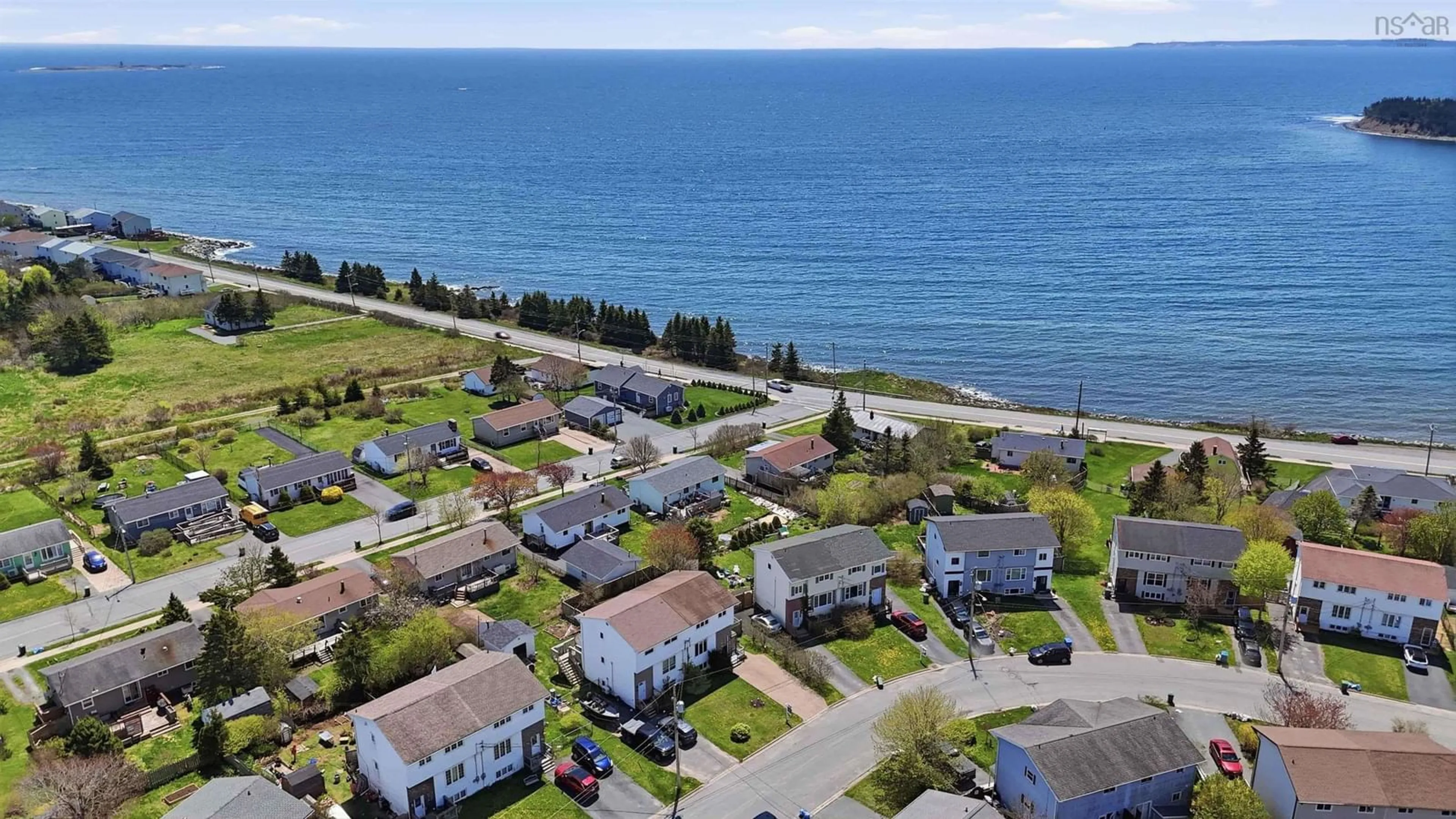 A pic from outside/outdoor area/front of a property/back of a property/a pic from drone, water/lake/river/ocean view for 31 Cannon Cres, Eastern Passage Nova Scotia B3G 1E9