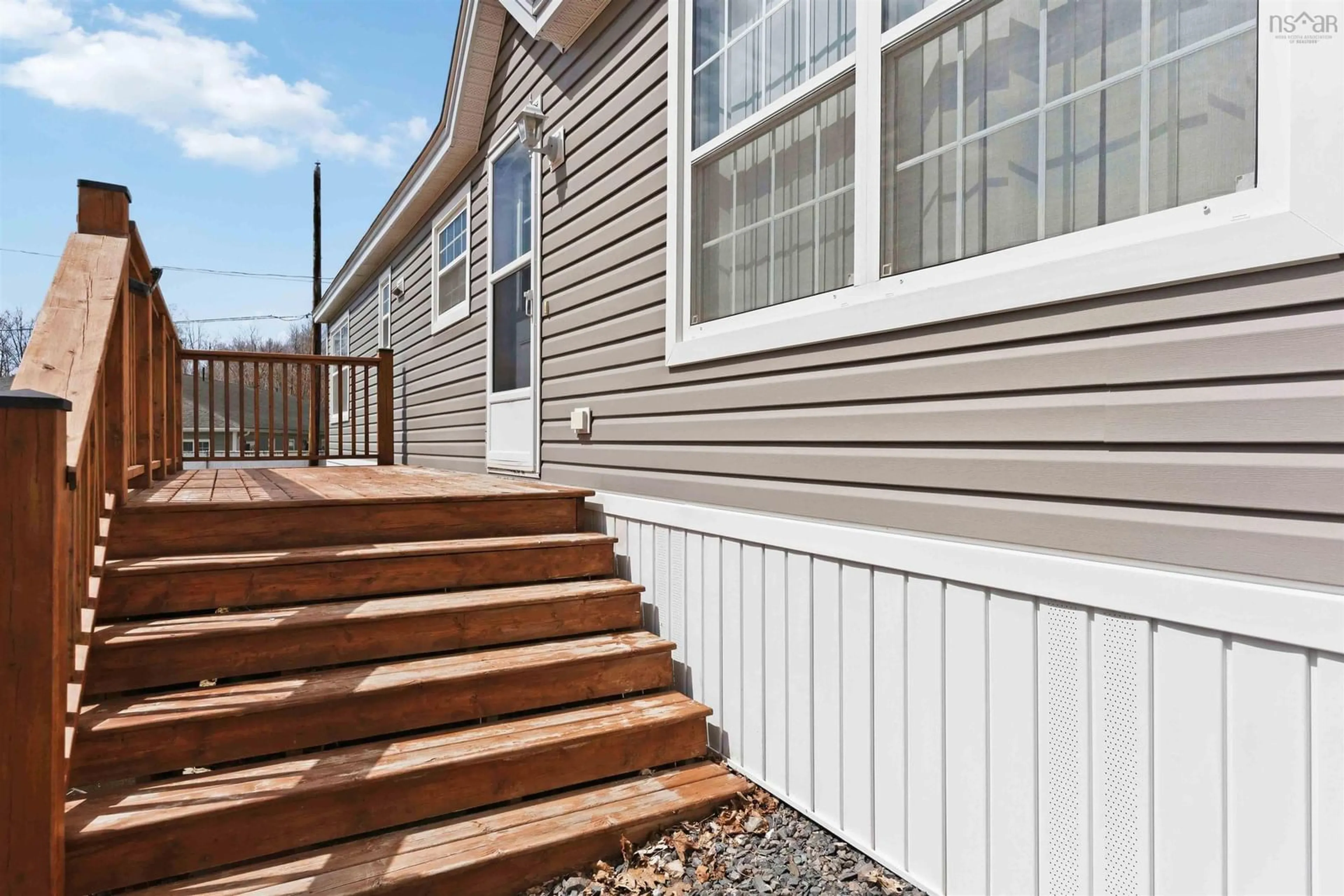 Home with vinyl exterior material, street for 63 Douglas Ave, Berwick Nova Scotia B0P 1E0