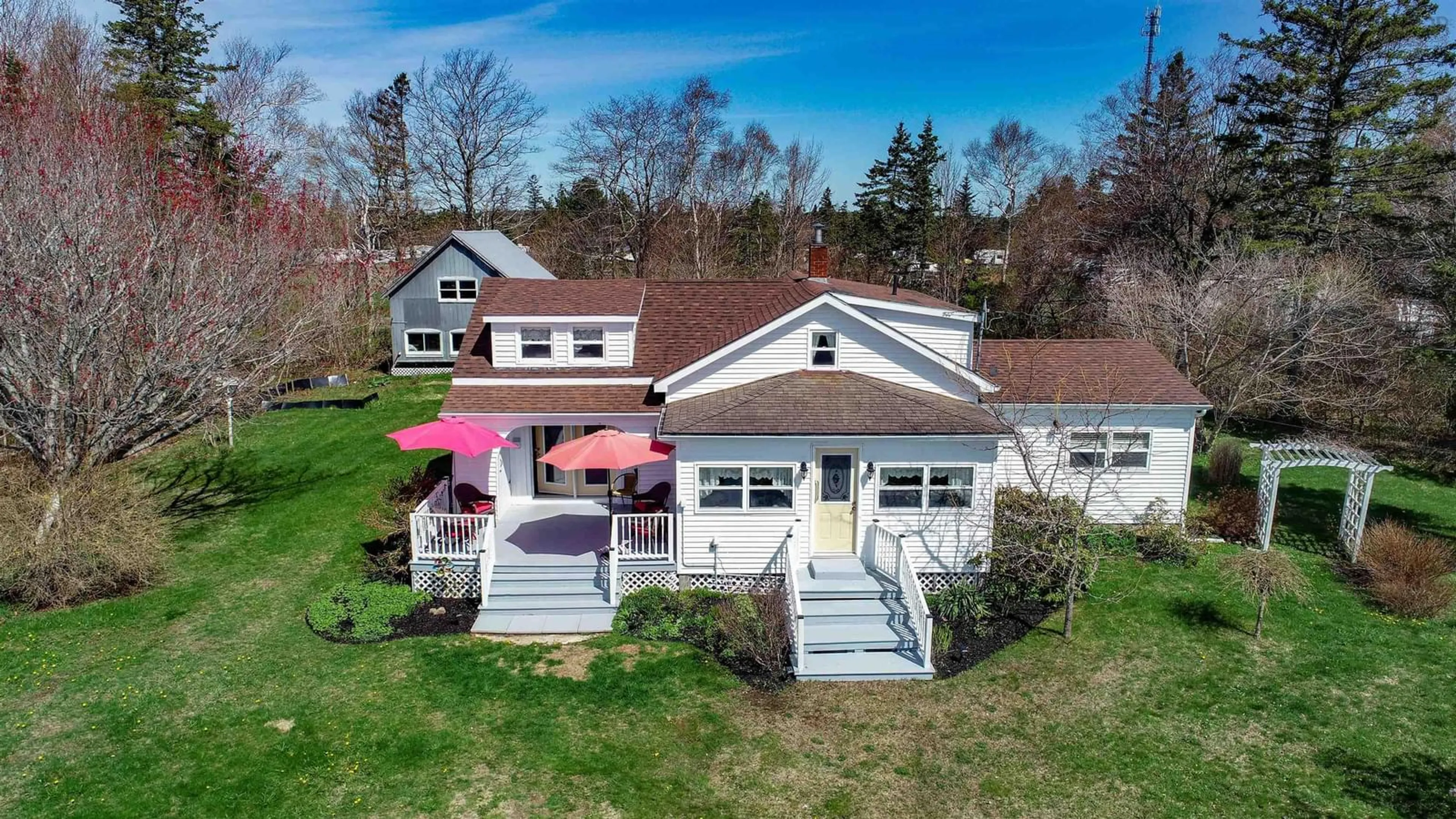 A pic from outside/outdoor area/front of a property/back of a property/a pic from drone, water/lake/river/ocean view for Highway 358 Arlington Ns B0p 1h0 #3395, Arlington Nova Scotia B0P 1H0
