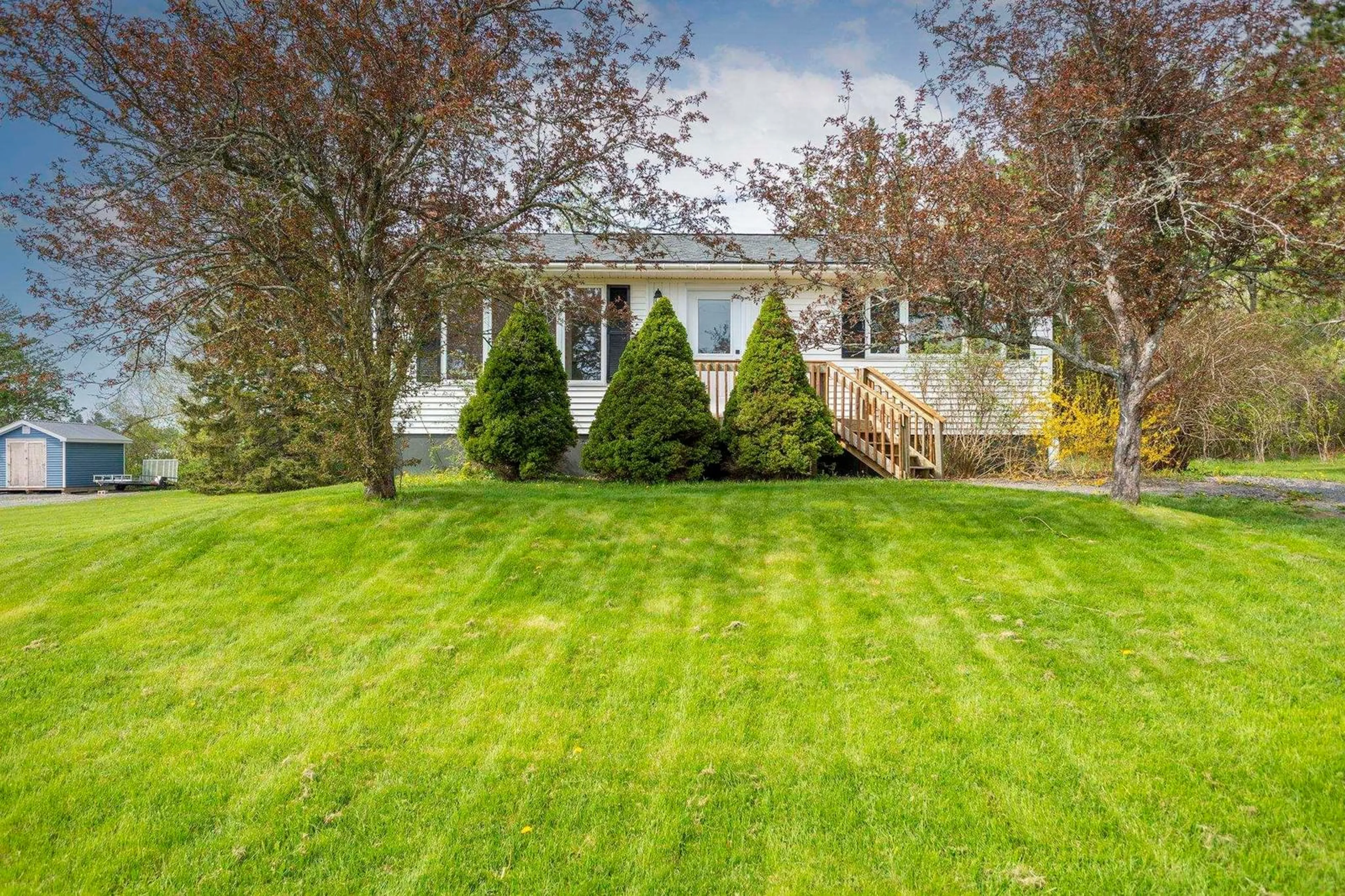 A pic from outside/outdoor area/front of a property/back of a property/a pic from drone, unknown for 25 Blackie Rd, Lyons Brook Nova Scotia B0K 1H0