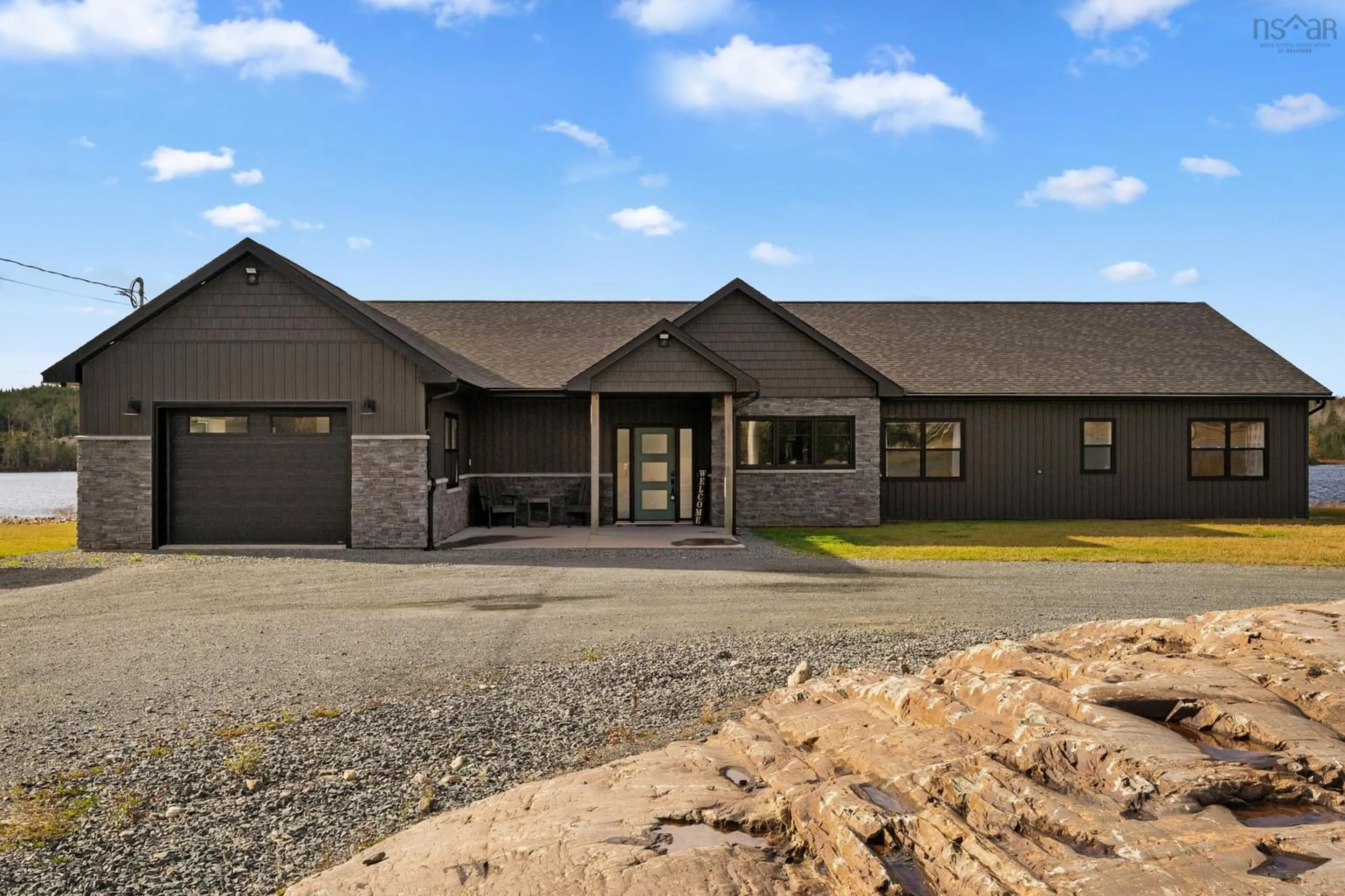 Home with vinyl exterior material, building for 5121 Clam Harbour Rd, Lake Charlotte Nova Scotia B0J 2L0
