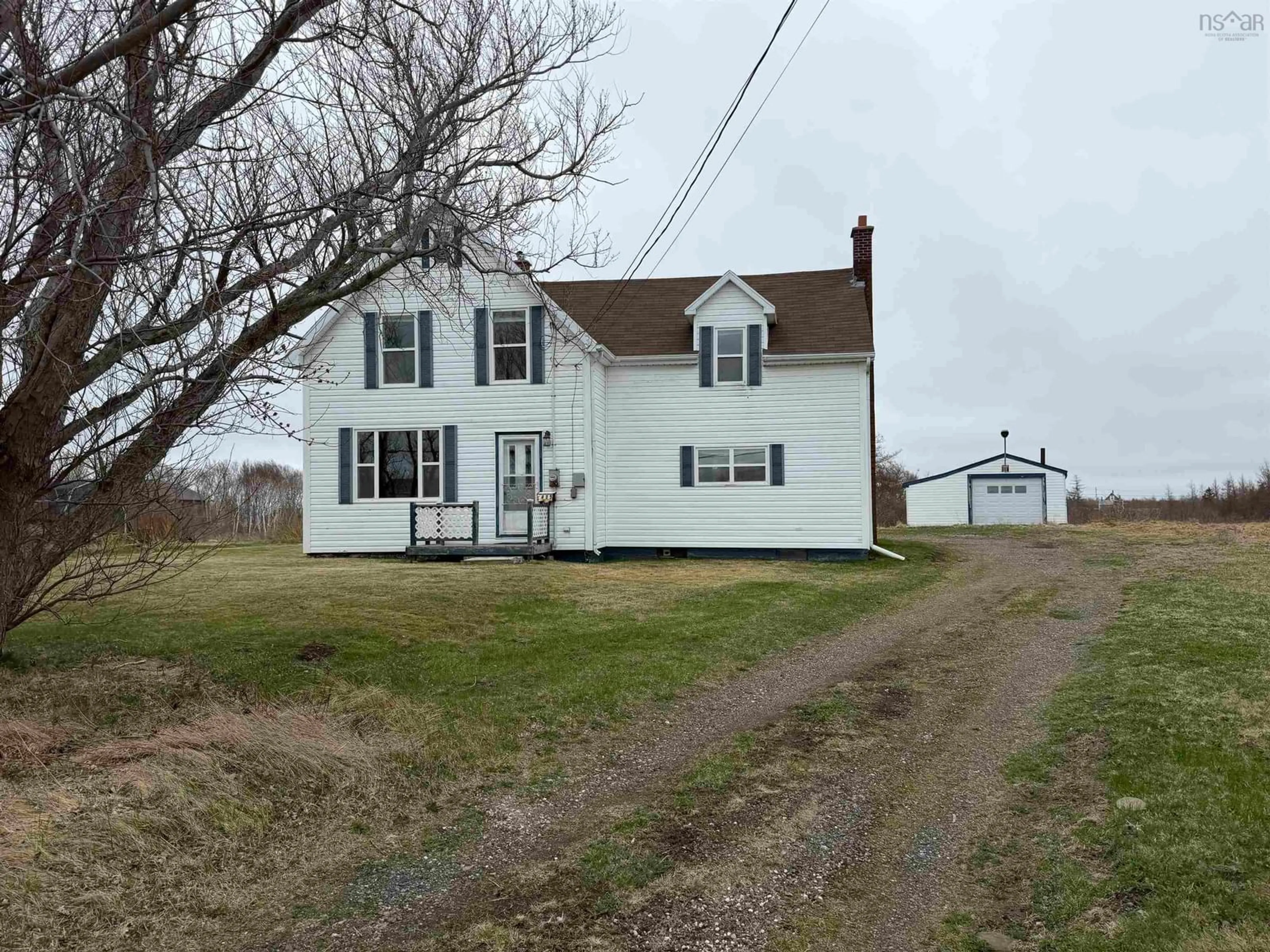 A pic from outside/outdoor area/front of a property/back of a property/a pic from drone, building for 415 Phalen Rd, Glace Bay Nova Scotia B1A 3B6