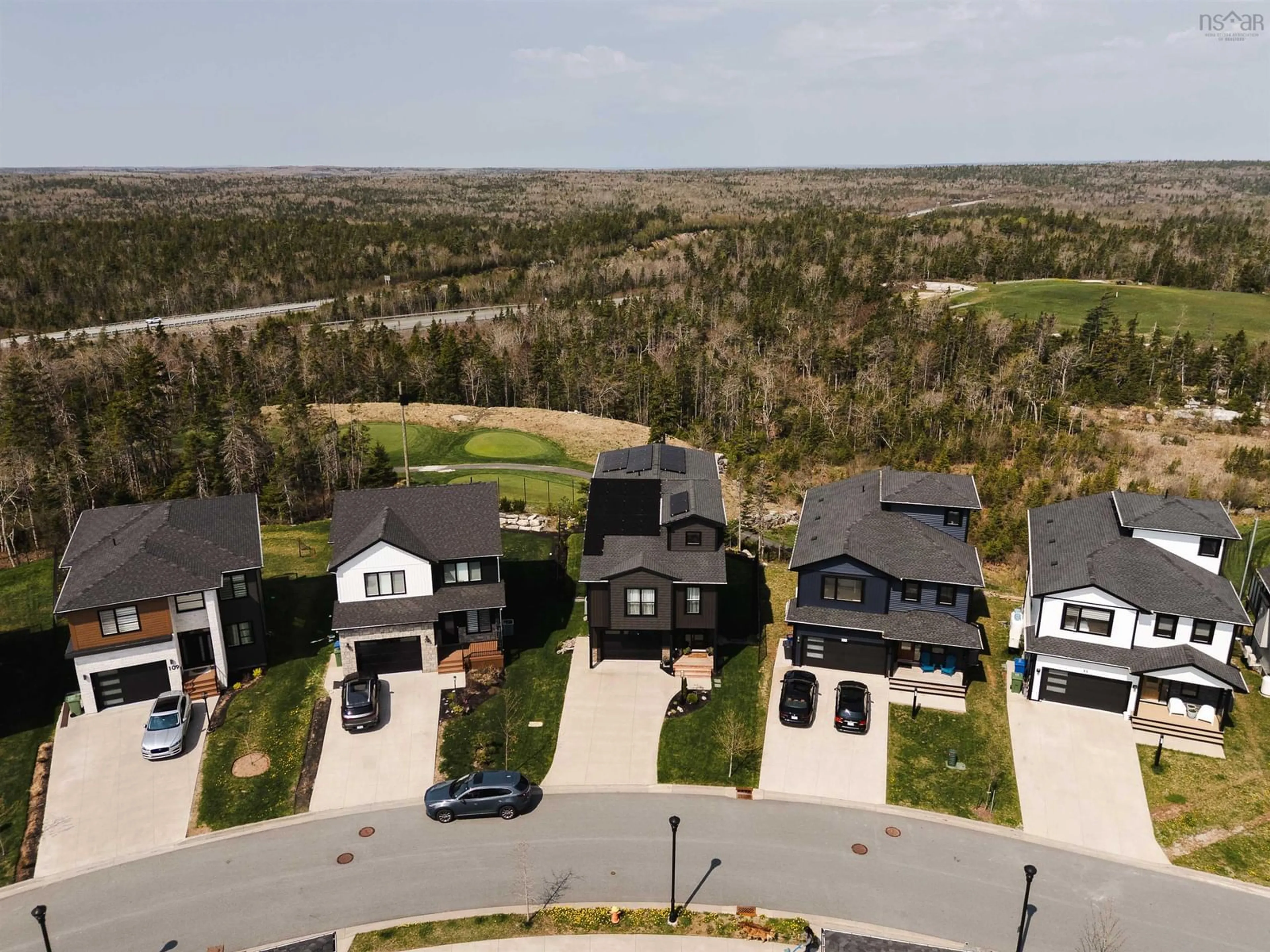 A pic from outside/outdoor area/front of a property/back of a property/a pic from drone, street for 101 Tuscany Run, Timberlea Nova Scotia B3T 0L2