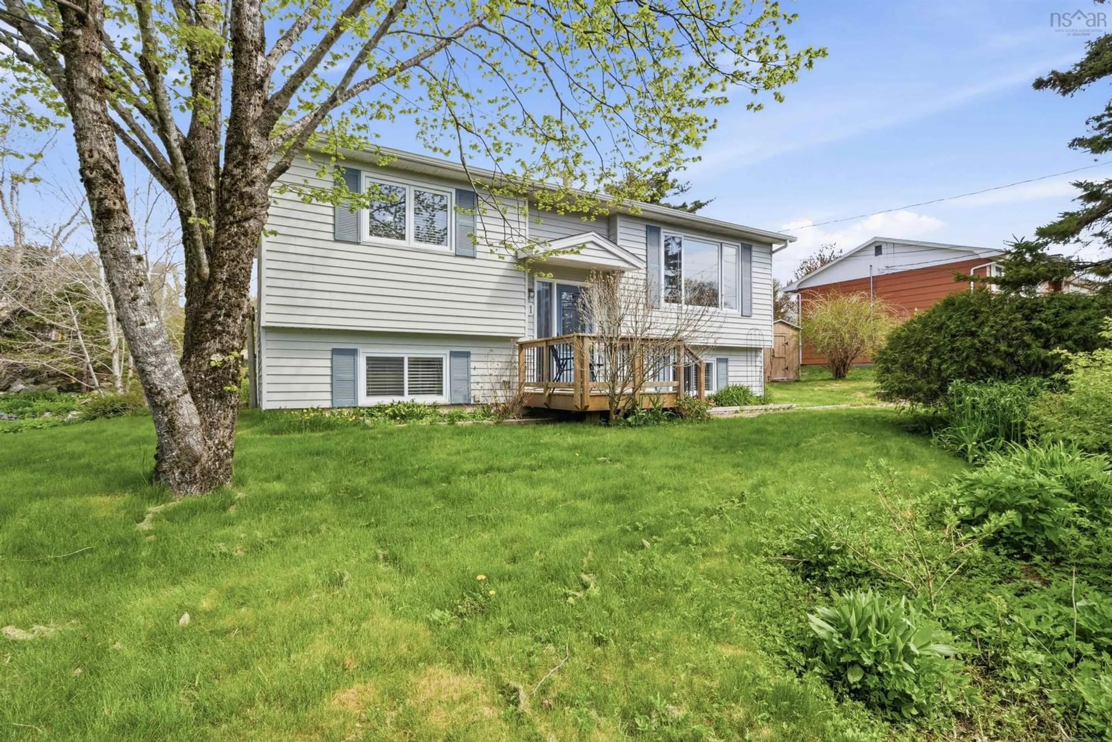 Home with vinyl exterior material, street for 51 Parkdale Ave, Timberlea Nova Scotia B3T 1C2