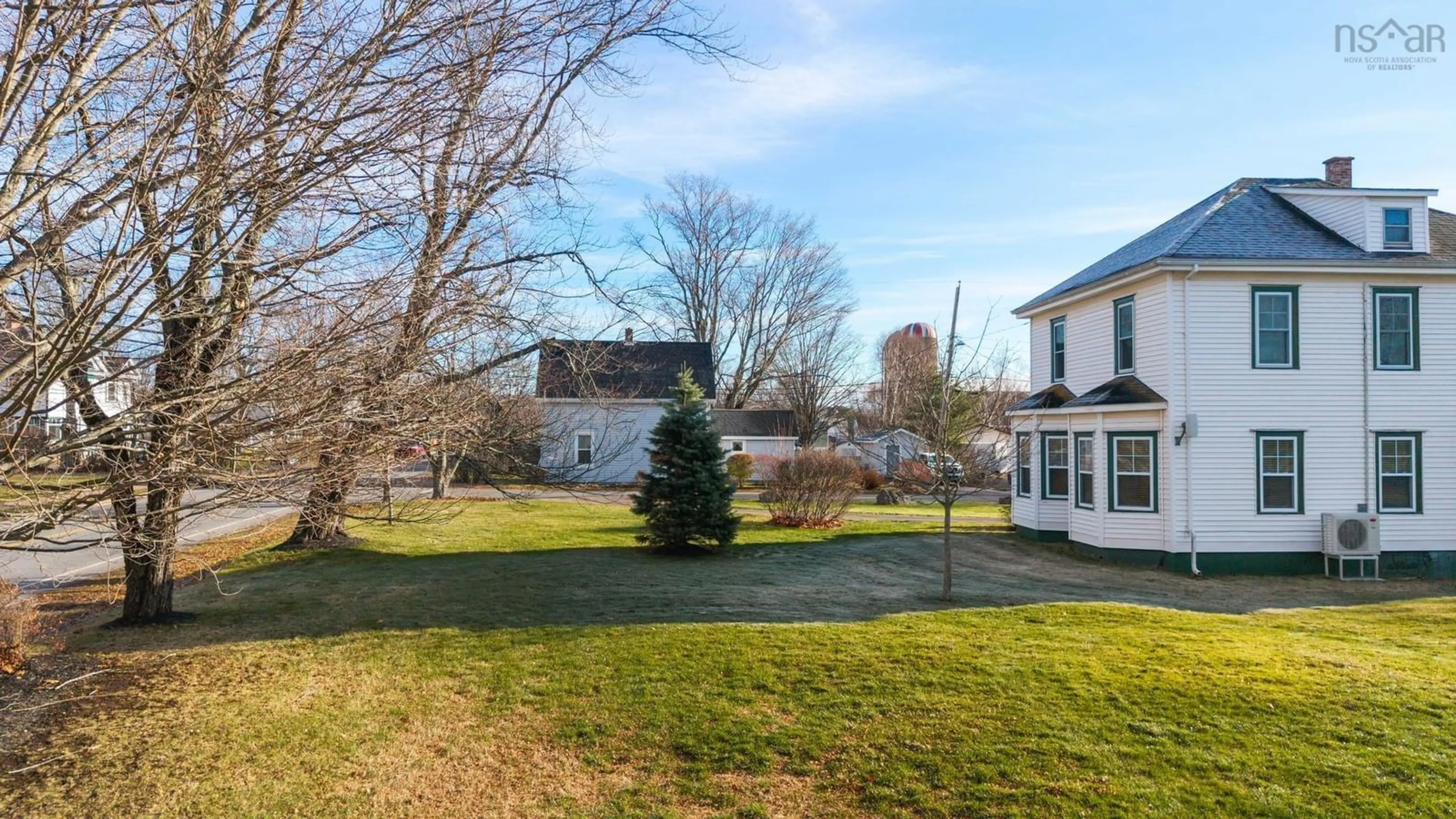 A pic from outside/outdoor area/front of a property/back of a property/a pic from drone, water/lake/river/ocean view for 6 Hamilton Ave, Brookfield Nova Scotia B0N 1C0