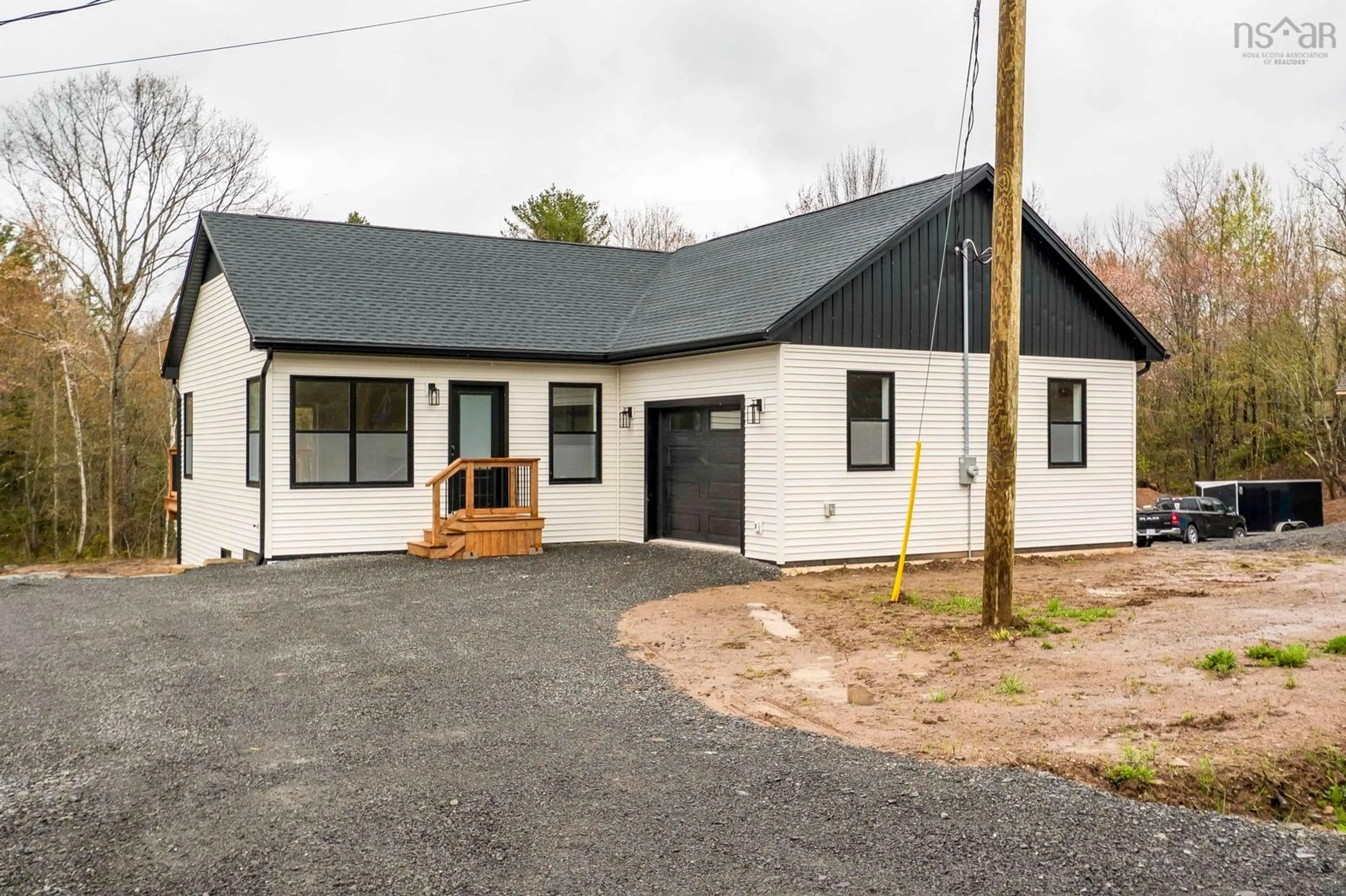 A pic from outside/outdoor area/front of a property/back of a property/a pic from drone, building for 396 Falmouth Back Rd, Falmouth Nova Scotia B0P 1L0