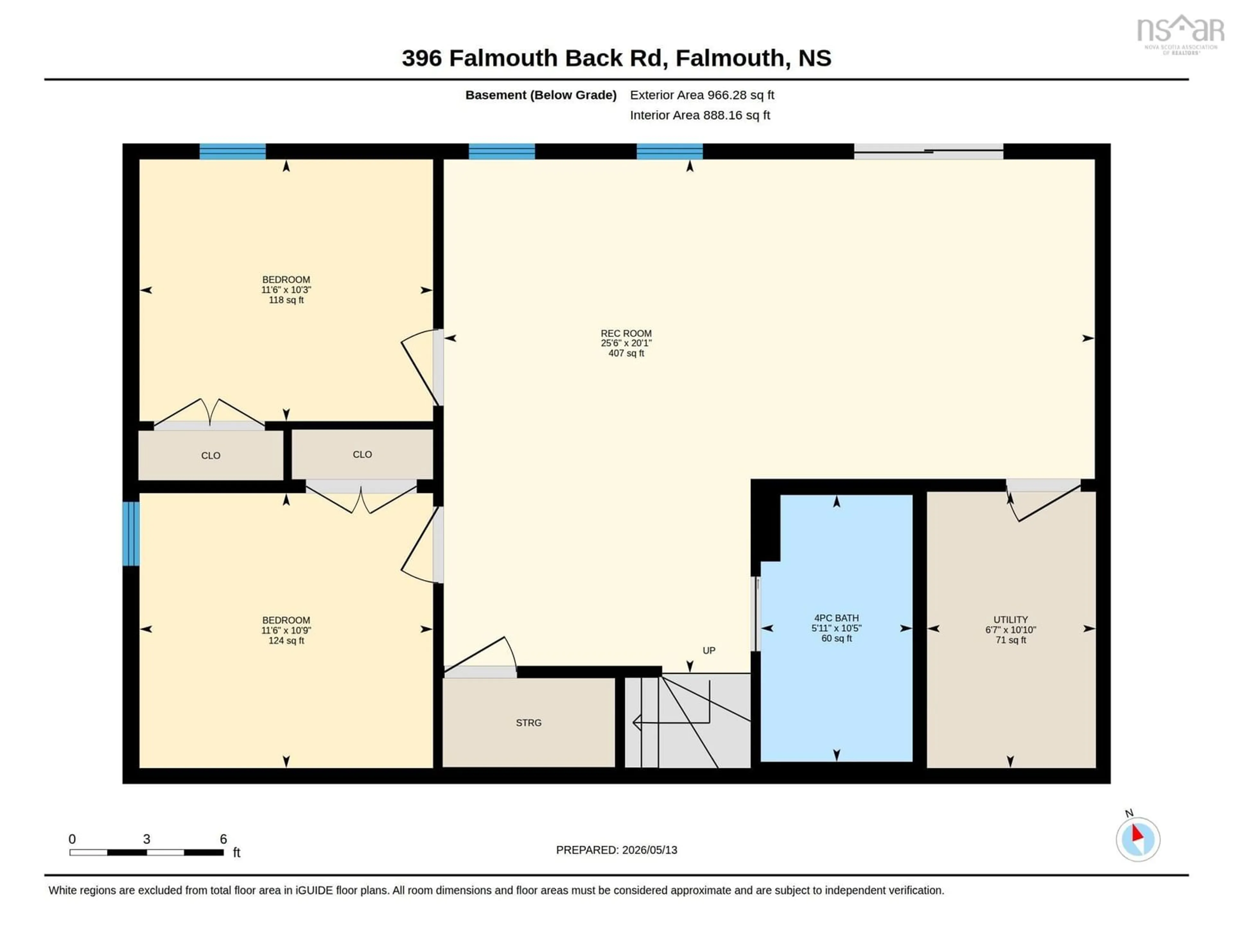 Floor plan for 396 Falmouth Back Rd, Falmouth Nova Scotia B0P 1L0