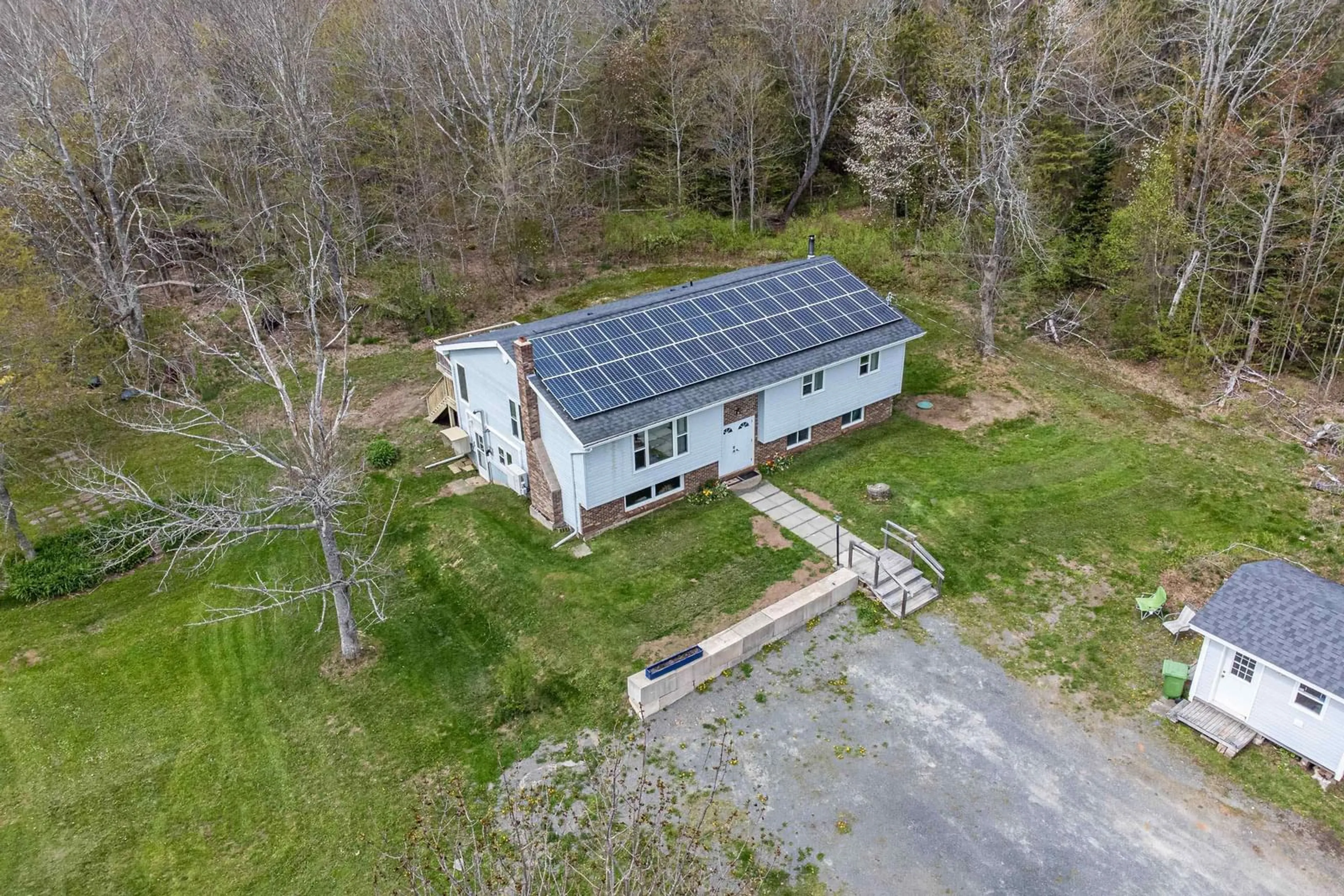 A pic from outside/outdoor area/front of a property/back of a property/a pic from drone, building for 37 Beech Brook Rd, Ardoise Nova Scotia B0N 1L0