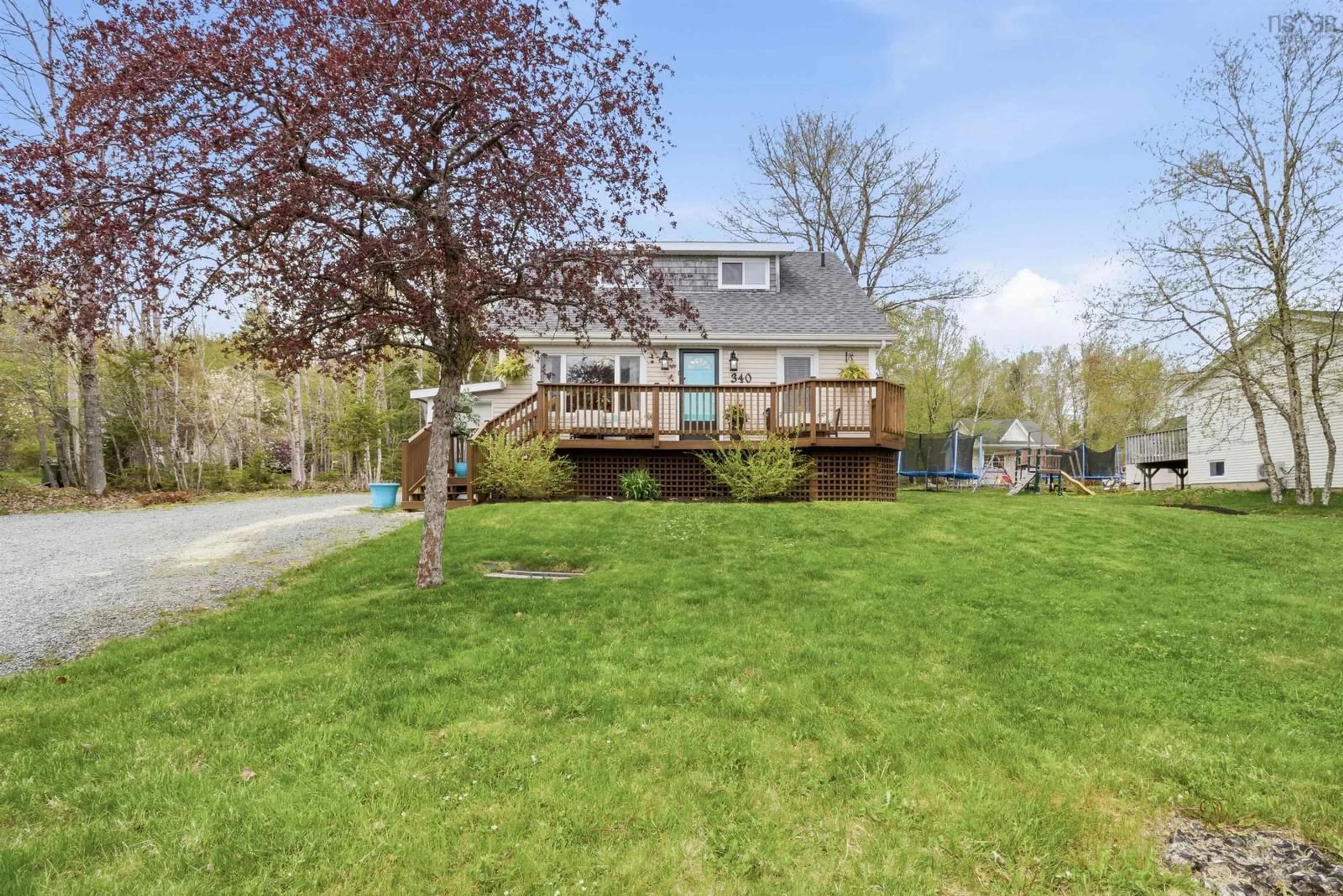 A pic from outside/outdoor area/front of a property/back of a property/a pic from drone, water/lake/river/ocean view for 340 Lakeview Ave, Middle Sackville Nova Scotia B4E 3B6