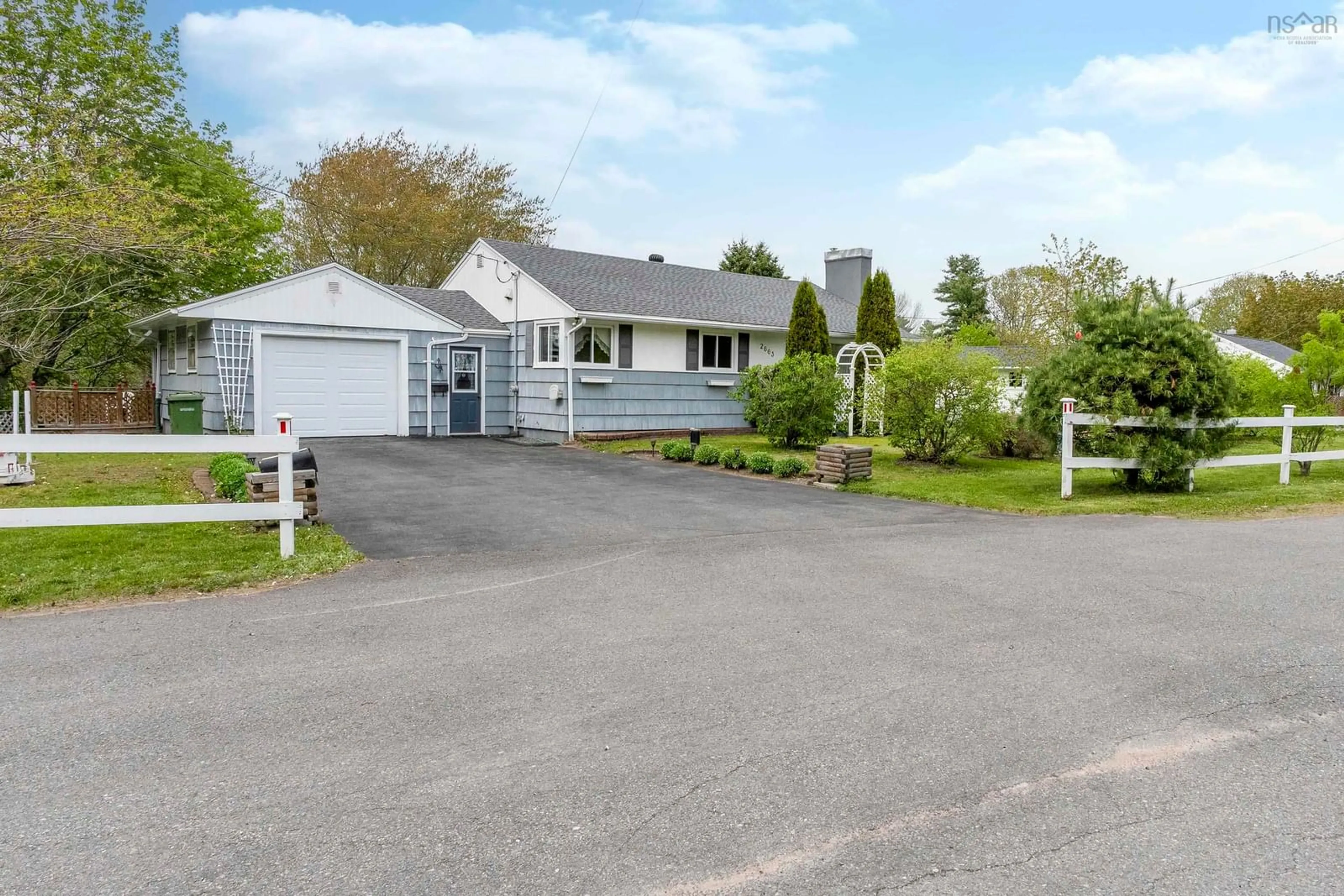 A pic from outside/outdoor area/front of a property/back of a property/a pic from drone, street for 2663 Lovett Rd, Coldbrook Nova Scotia B4R 1A5