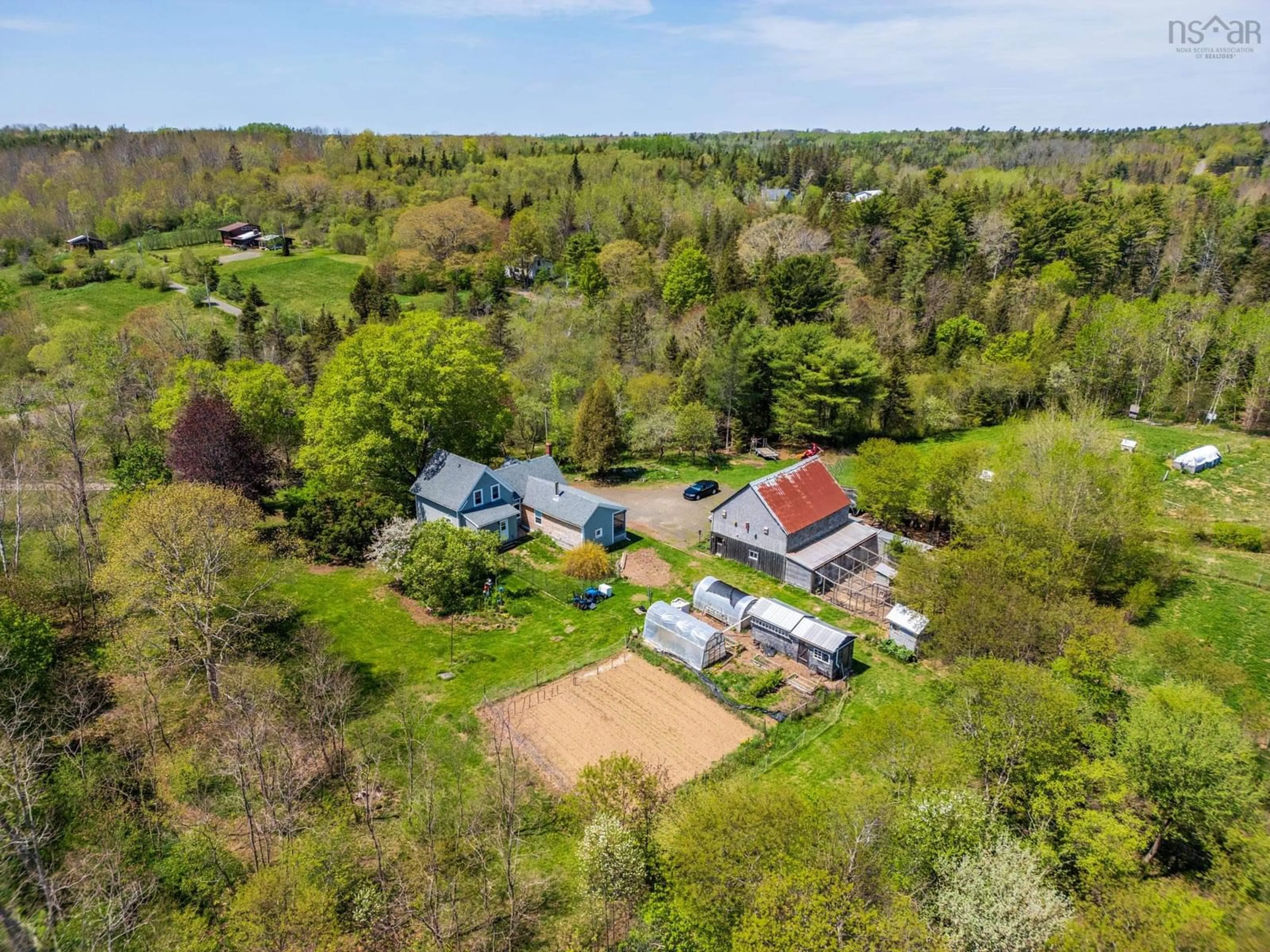 A pic from outside/outdoor area/front of a property/back of a property/a pic from drone, unknown for 1313 Clementsport Rd, Clementsvale Nova Scotia B0S 1G0