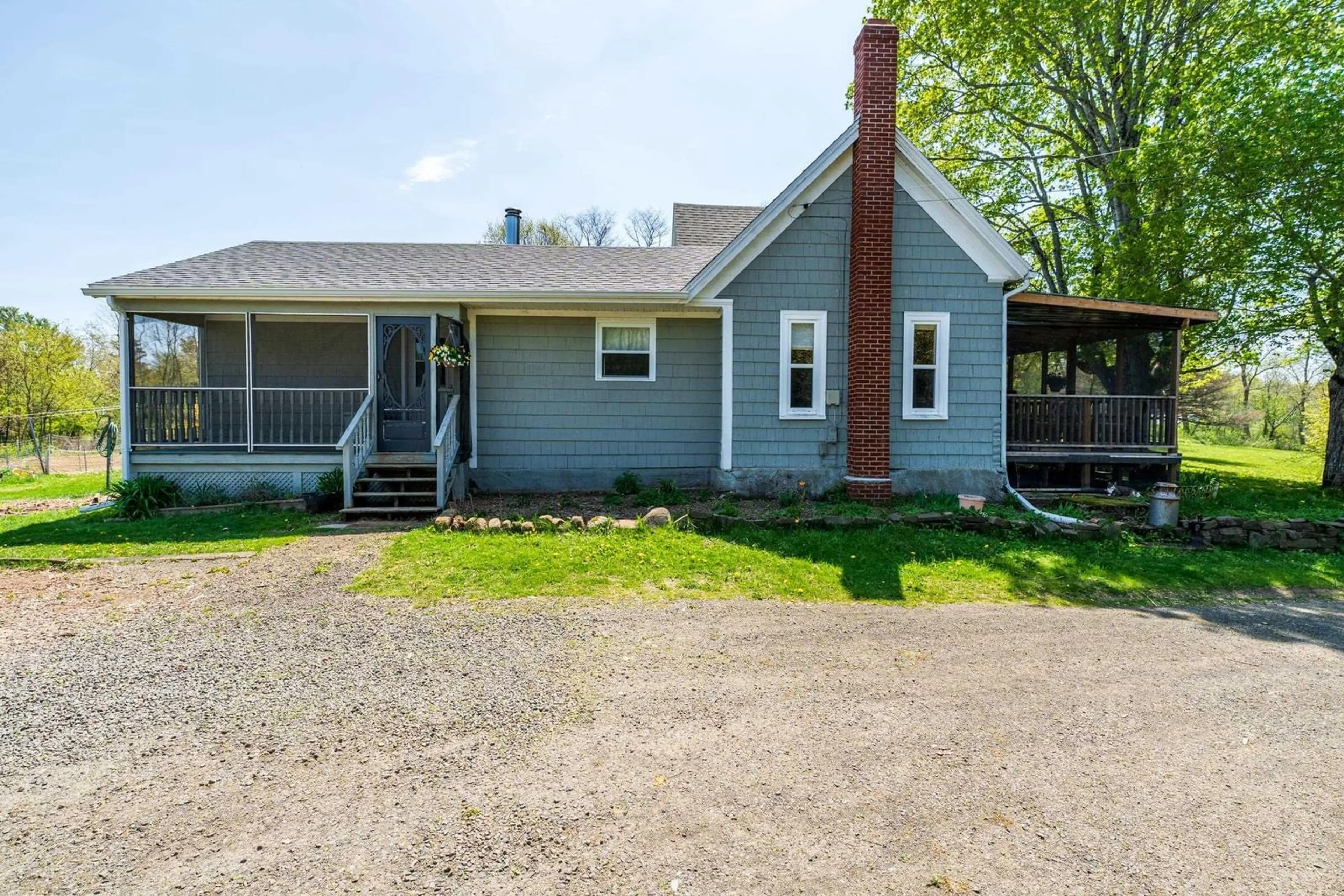 A pic from outside/outdoor area/front of a property/back of a property/a pic from drone, street for 1313 Clementsport Rd, Clementsvale Nova Scotia B0S 1G0