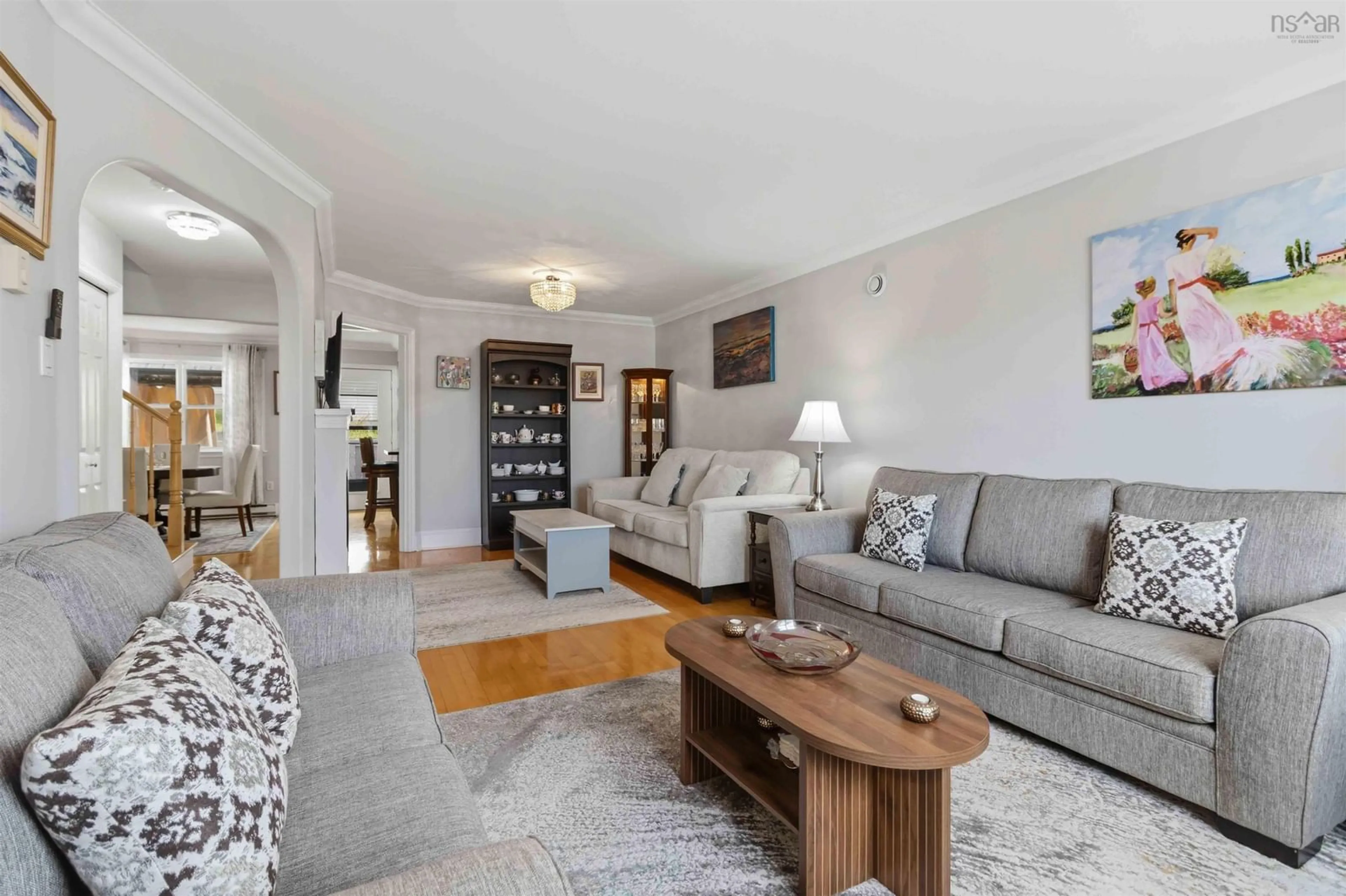 Living room with furniture, unknown for 60 Emma Crt, Russell Lake Nova Scotia B2W 6L2