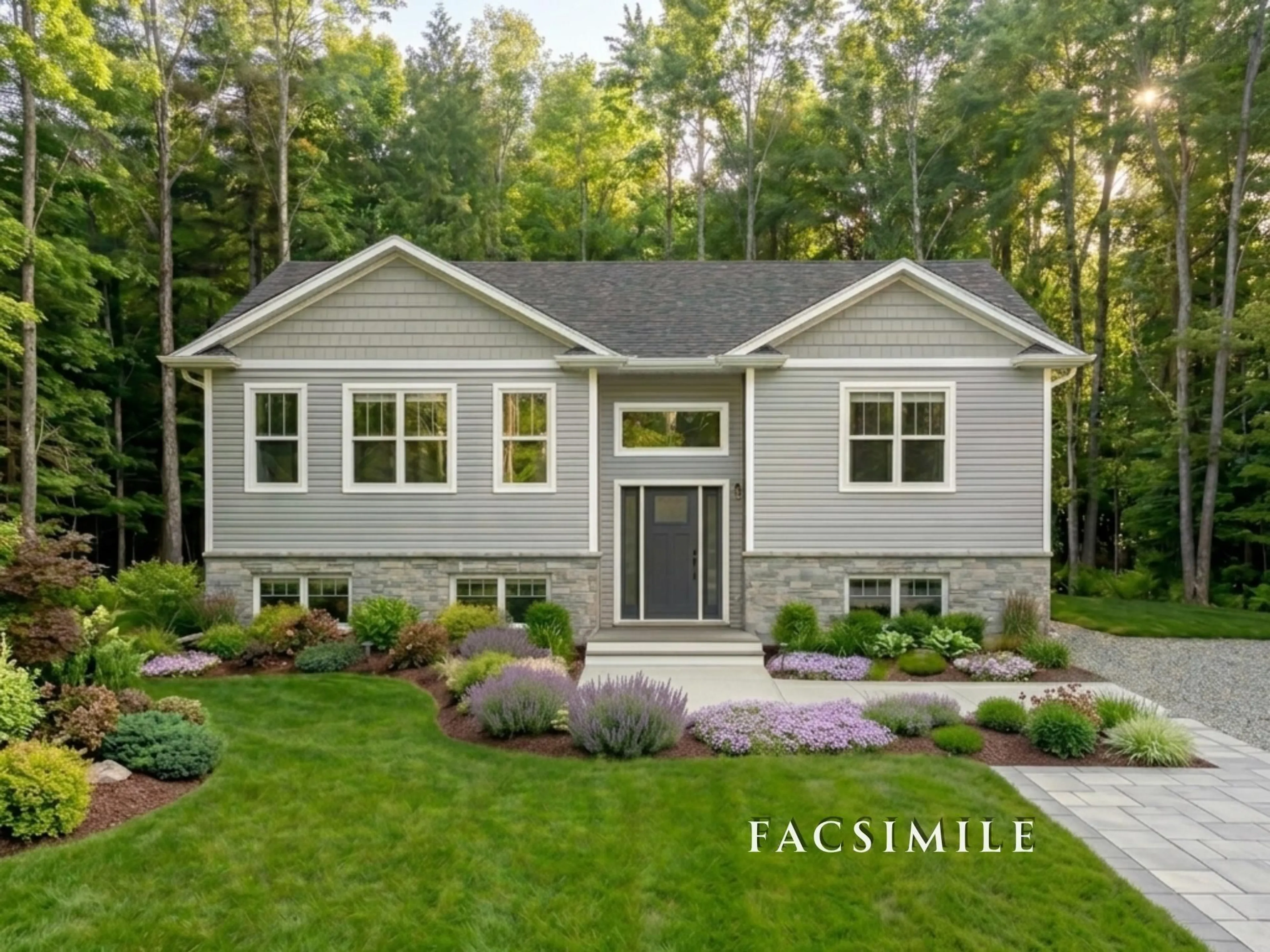 Home with vinyl exterior material, street for 343 Coulter Cres #Lot 214, Oakfield Nova Scotia B2T 0N5