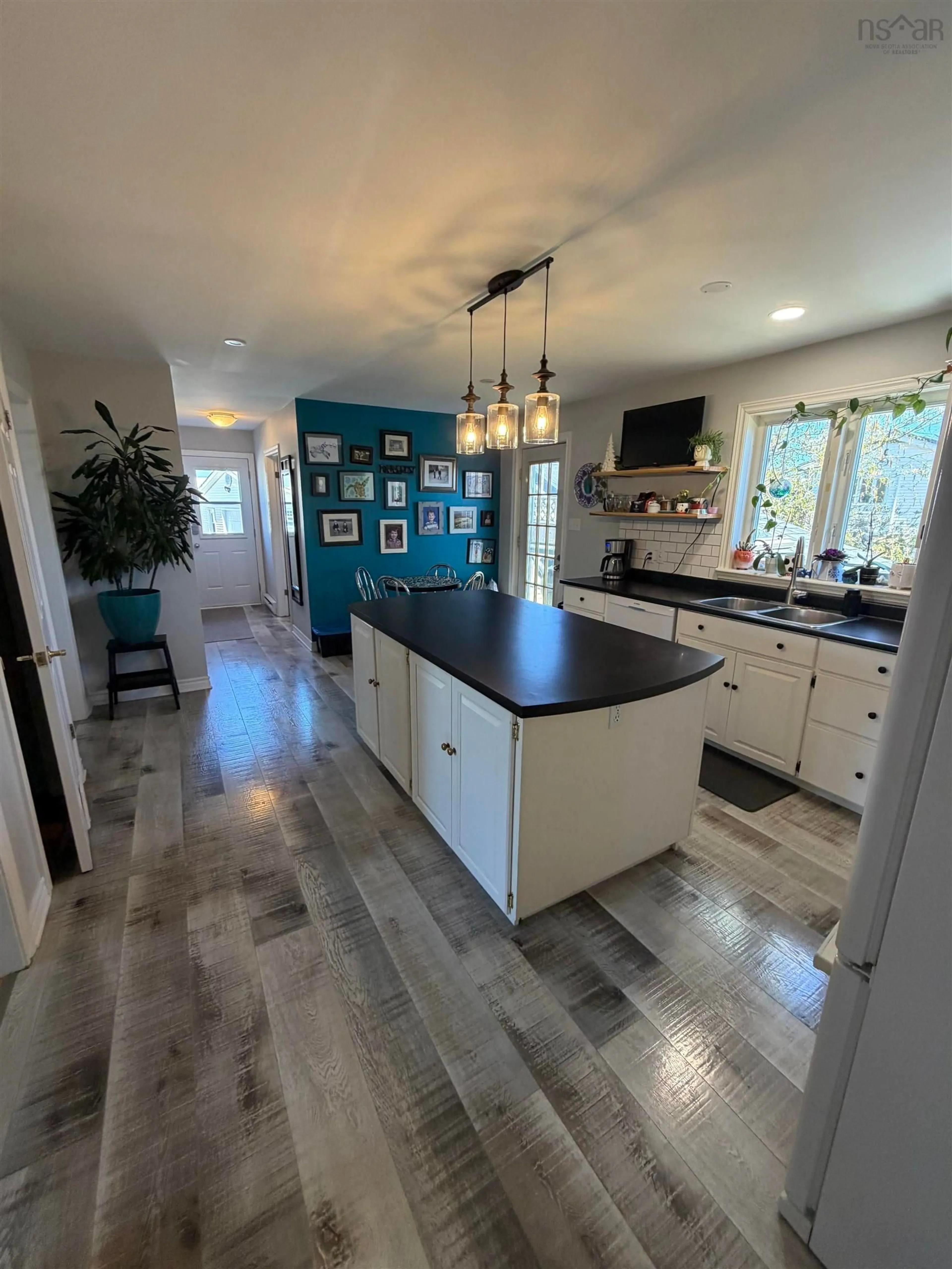 Open concept kitchen, ceramic/tile floor for 48 Whidden Street, Antigonish Nova Scotia B2G 2Z2