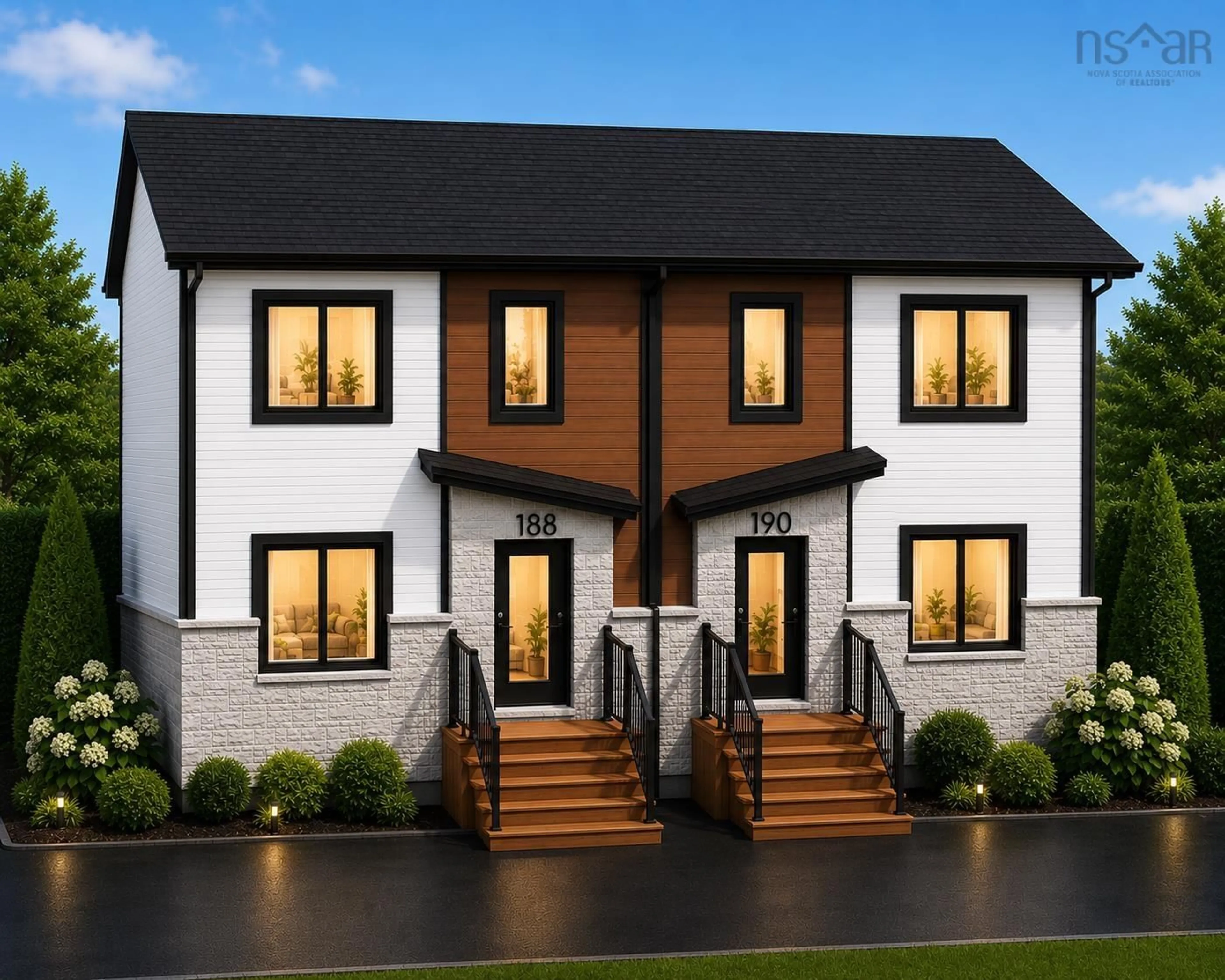 Home with brick exterior material, building for 190 Honeygold Dr, Halifax Nova Scotia B3R 0G2